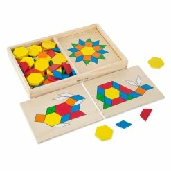 Melissa & Doug Pattern Blocks And Boards