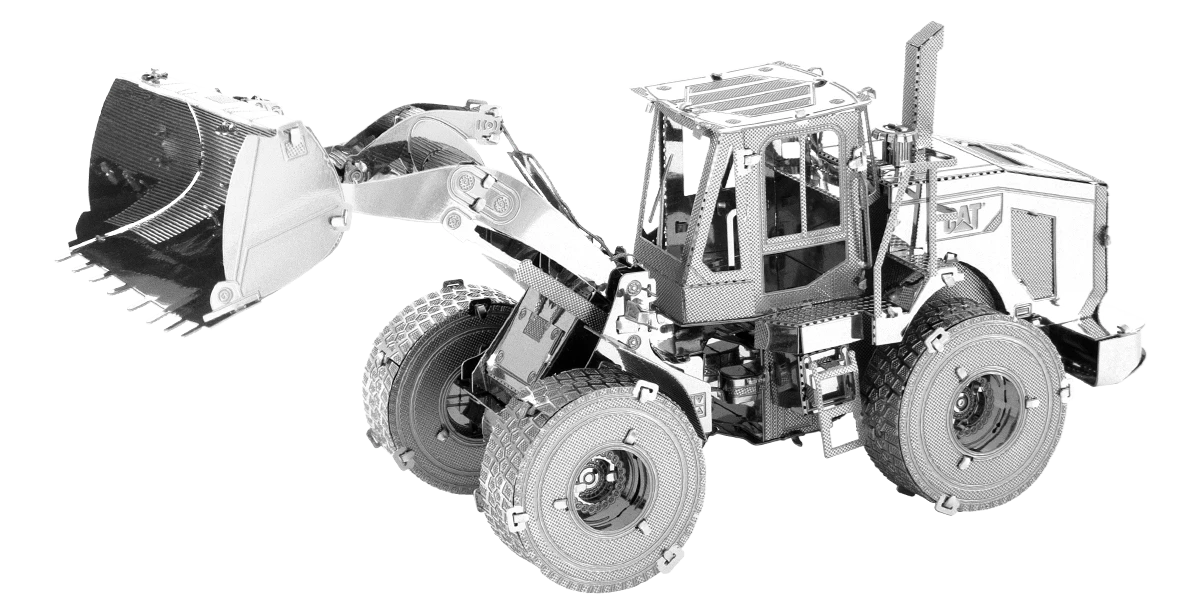 Fascinations Metal Earth CAT Wheel Loader