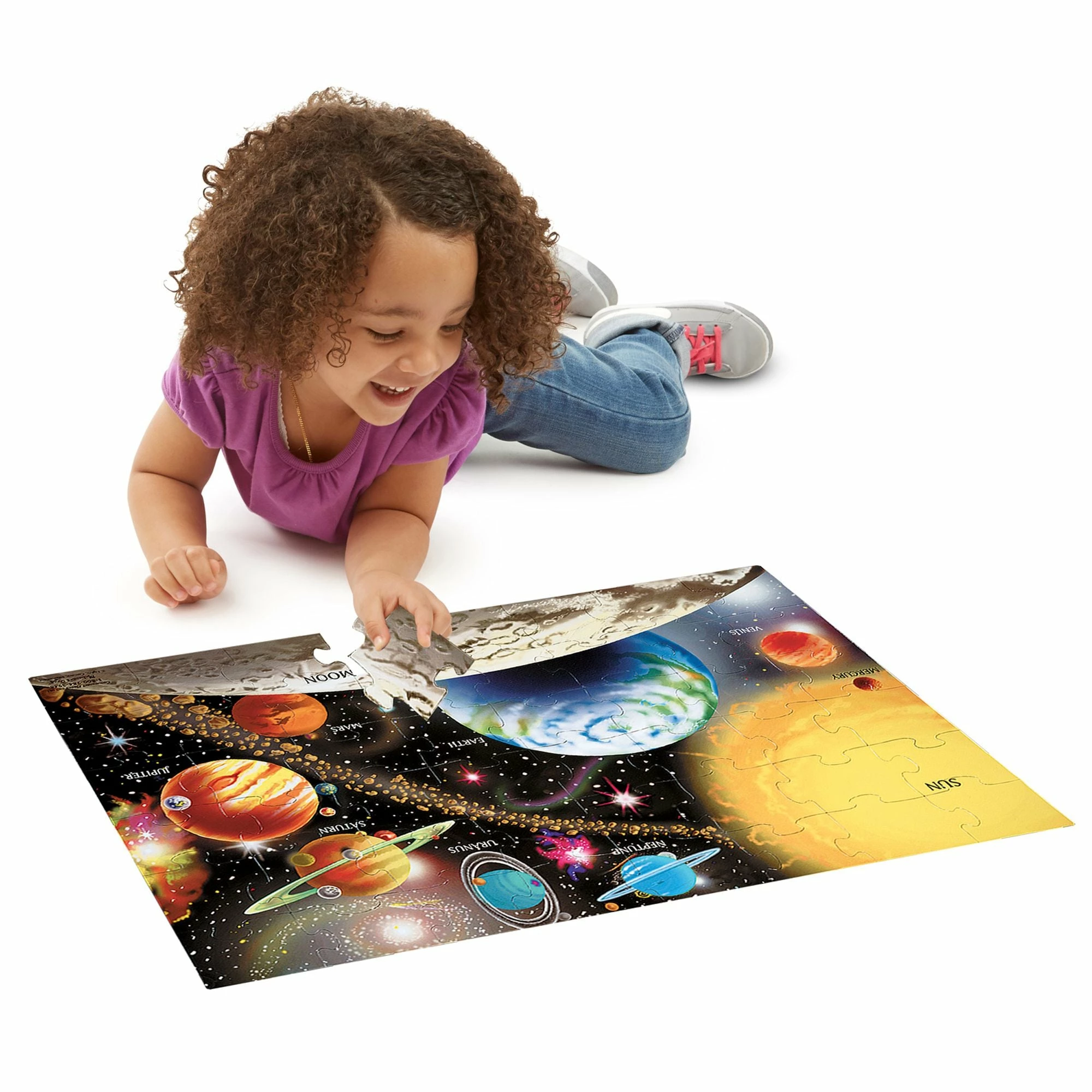 Melissa & Doug Solar System Floor Puzzle - 48pc - Image 4