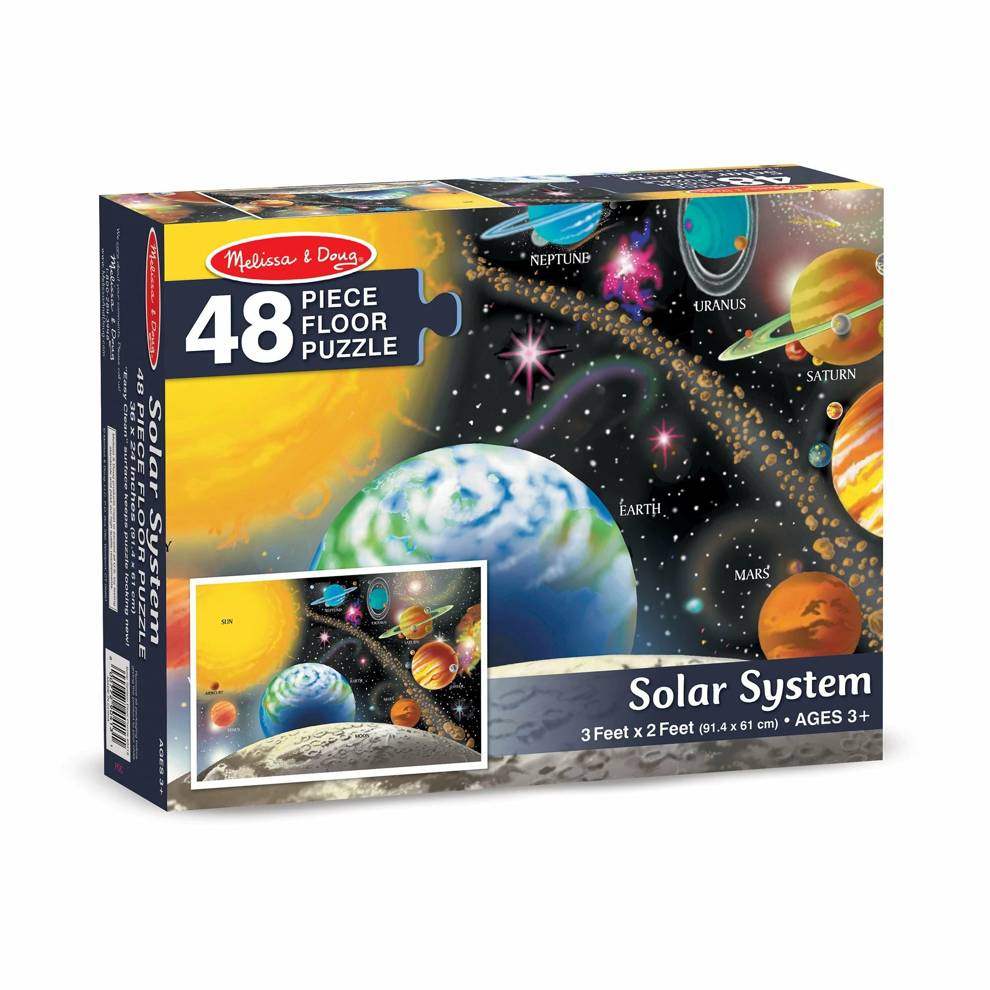 Melissa & Doug Solar System Floor Puzzle - 48pc - Image 7