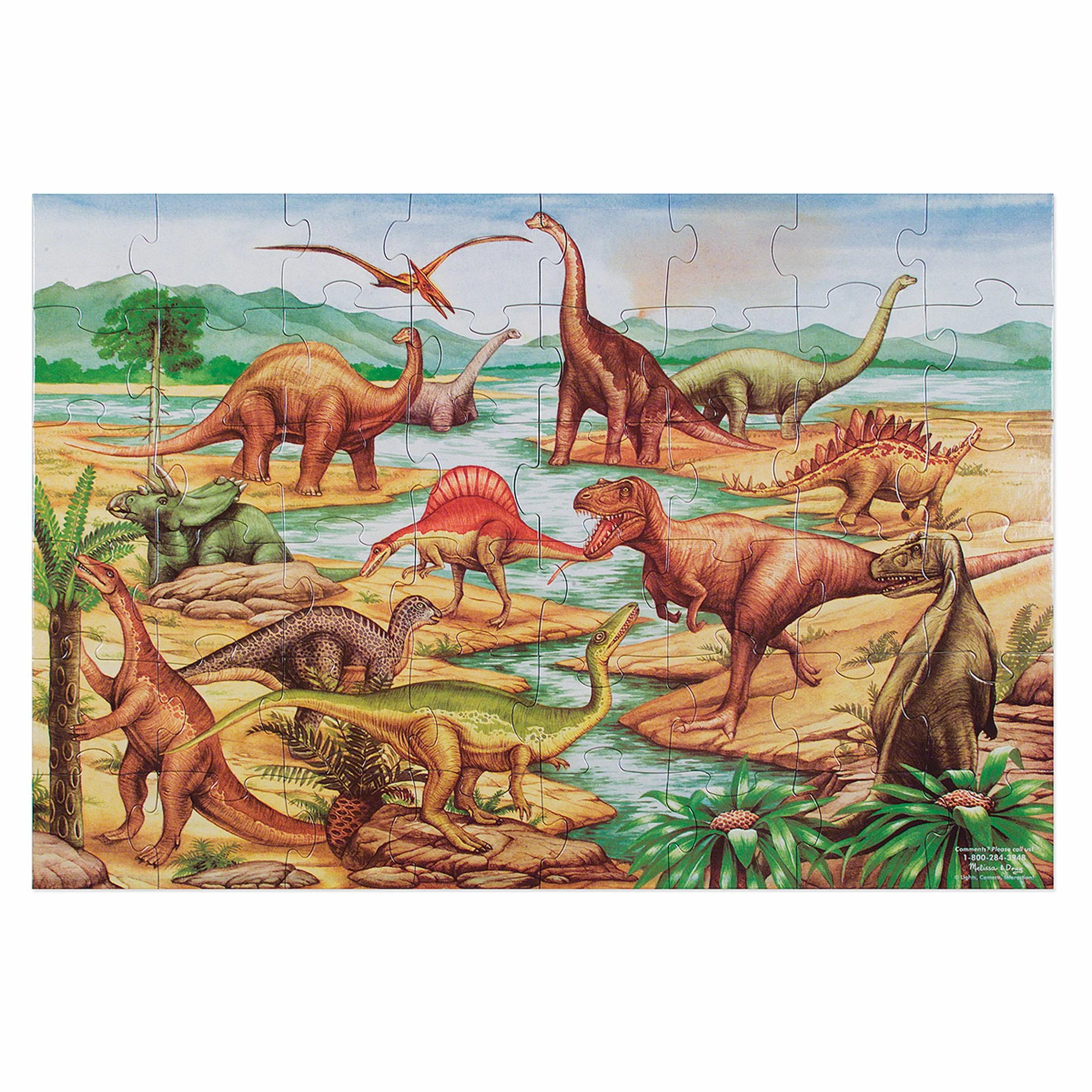 Melissa & Doug Dinosaurs Floor Puzzle - 48pc