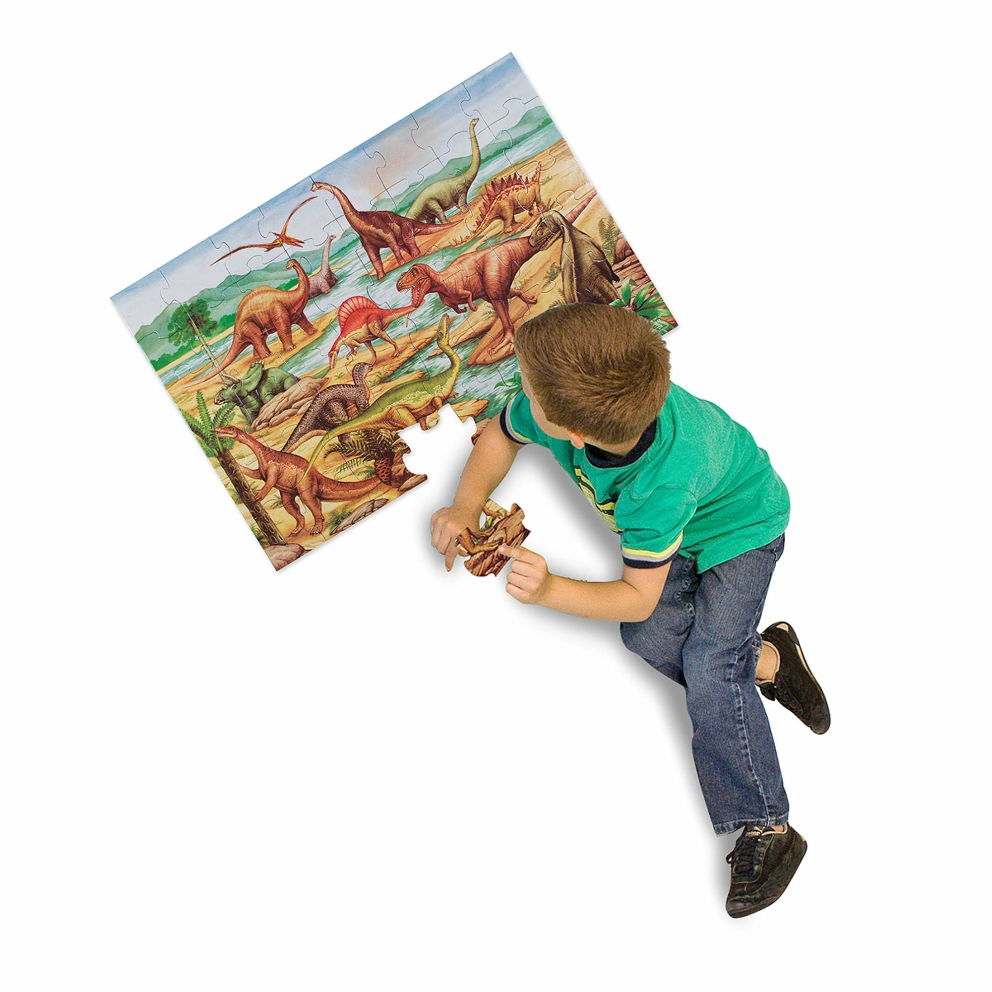 Melissa & Doug Dinosaurs Floor Puzzle - 48pc - Image 4