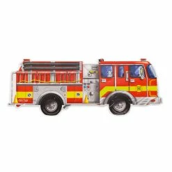 Melissa & Doug Giant Fire Truck Floor Puzzle - 24pc
