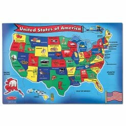Melissa & Doug U.S.A. Map Floor Puzzle - 51pc