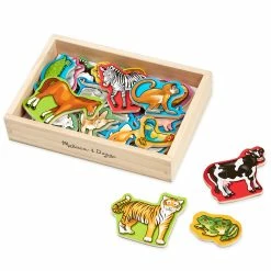 Melissa & Doug Wooden Animal Magnets