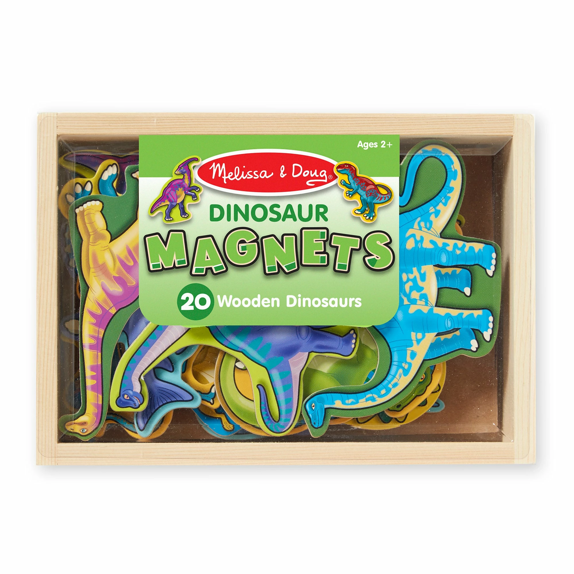 Melissa & Doug Wooden Dinosaur Magnets - Image 4