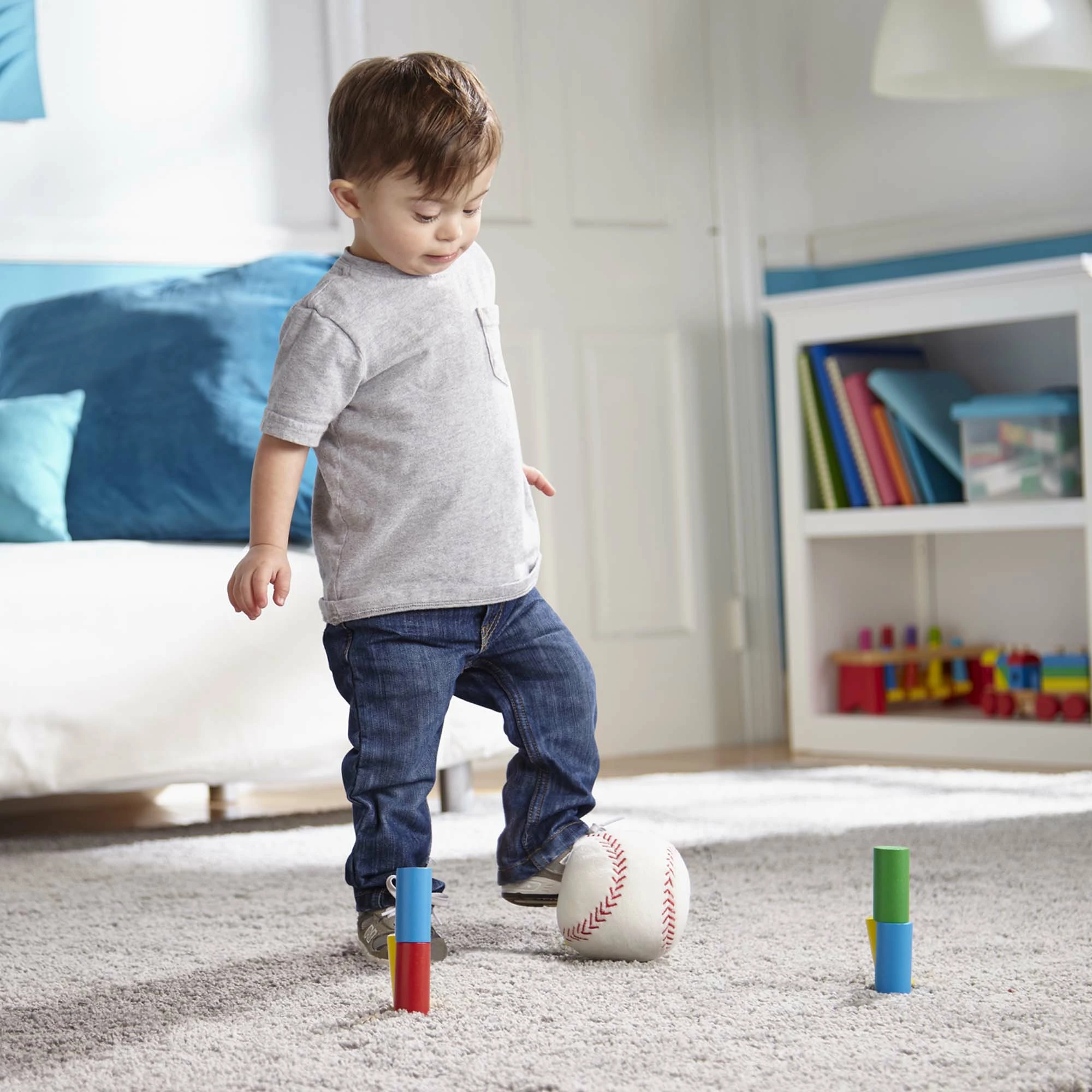 Melissa & Doug 100 Wood Blocks Set - Image 5