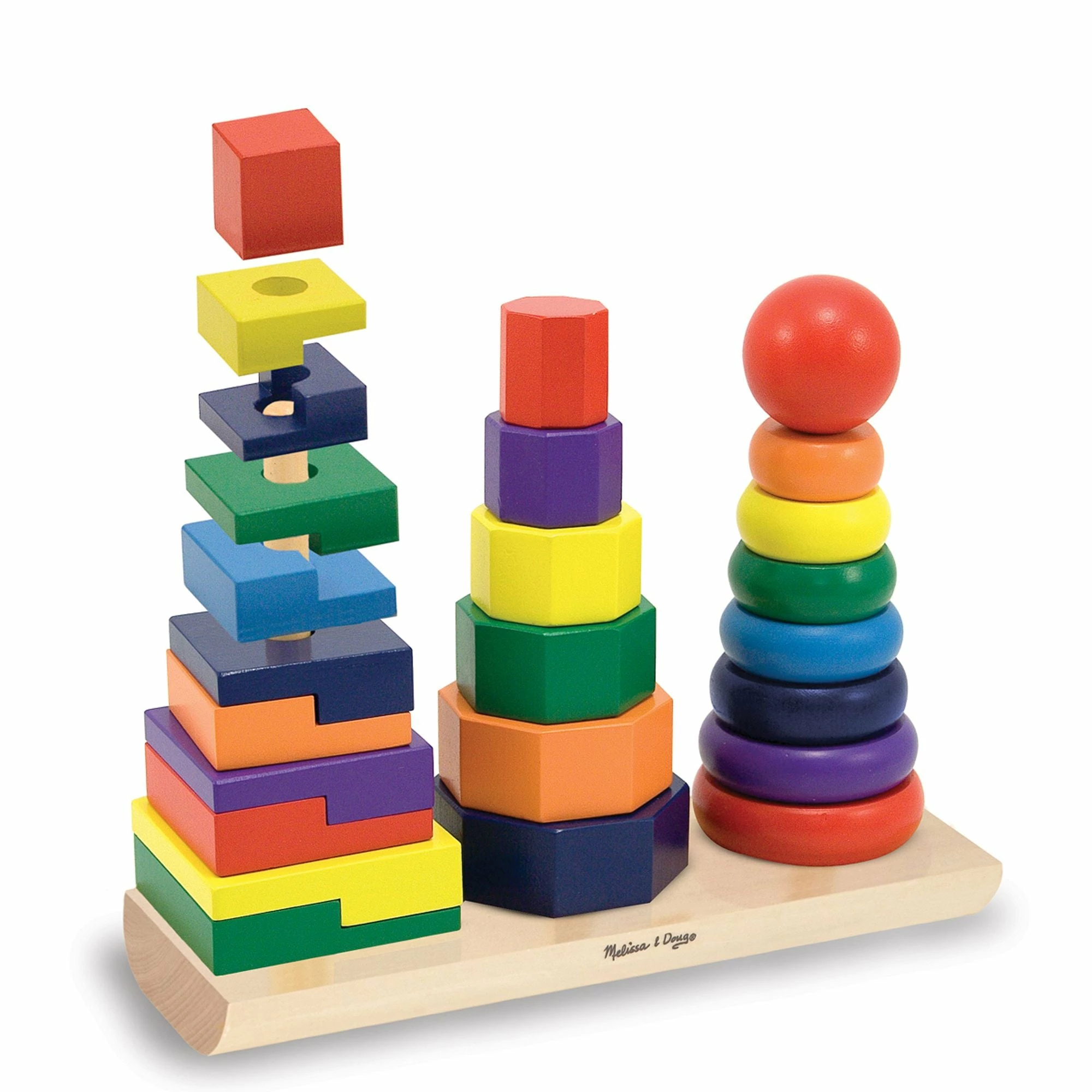 Melissa & Doug Geometric Stacker - Image 7