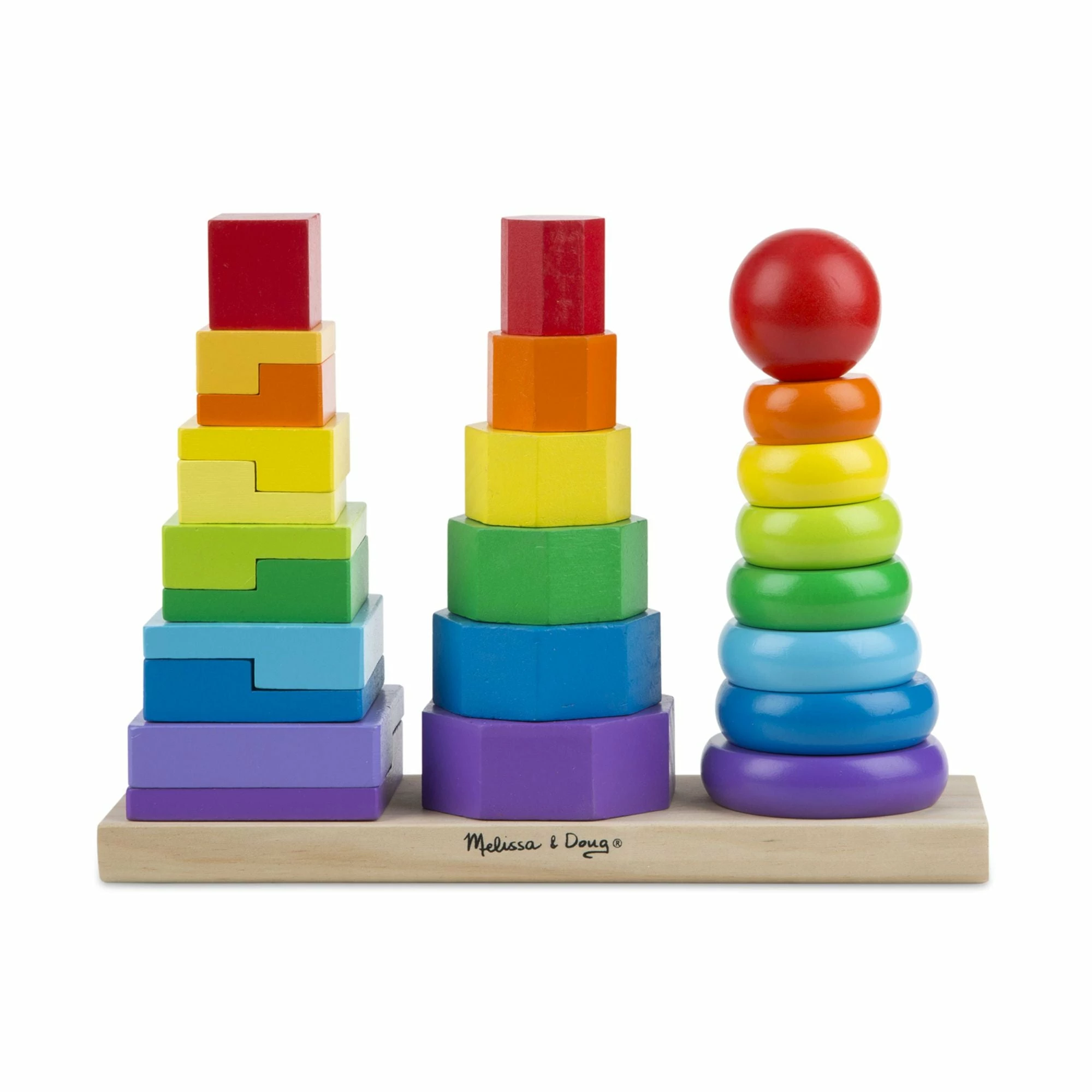 Melissa & Doug Geometric Stacker - Image 8