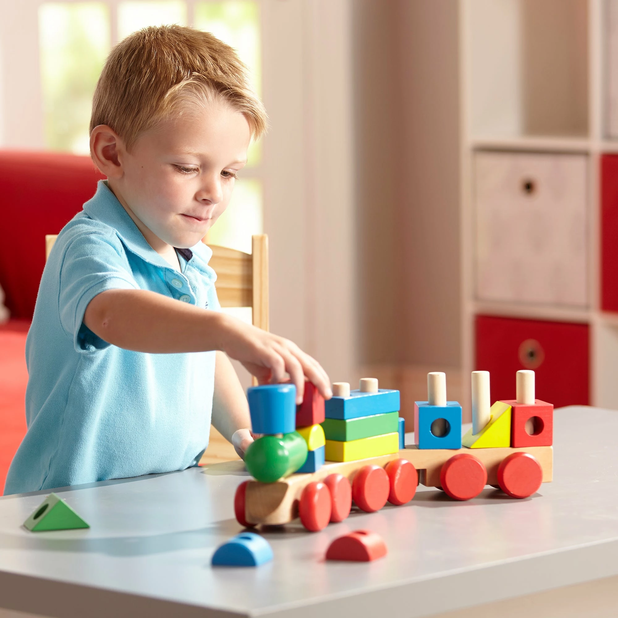 Melissa & Doug Stacking Train - Image 2