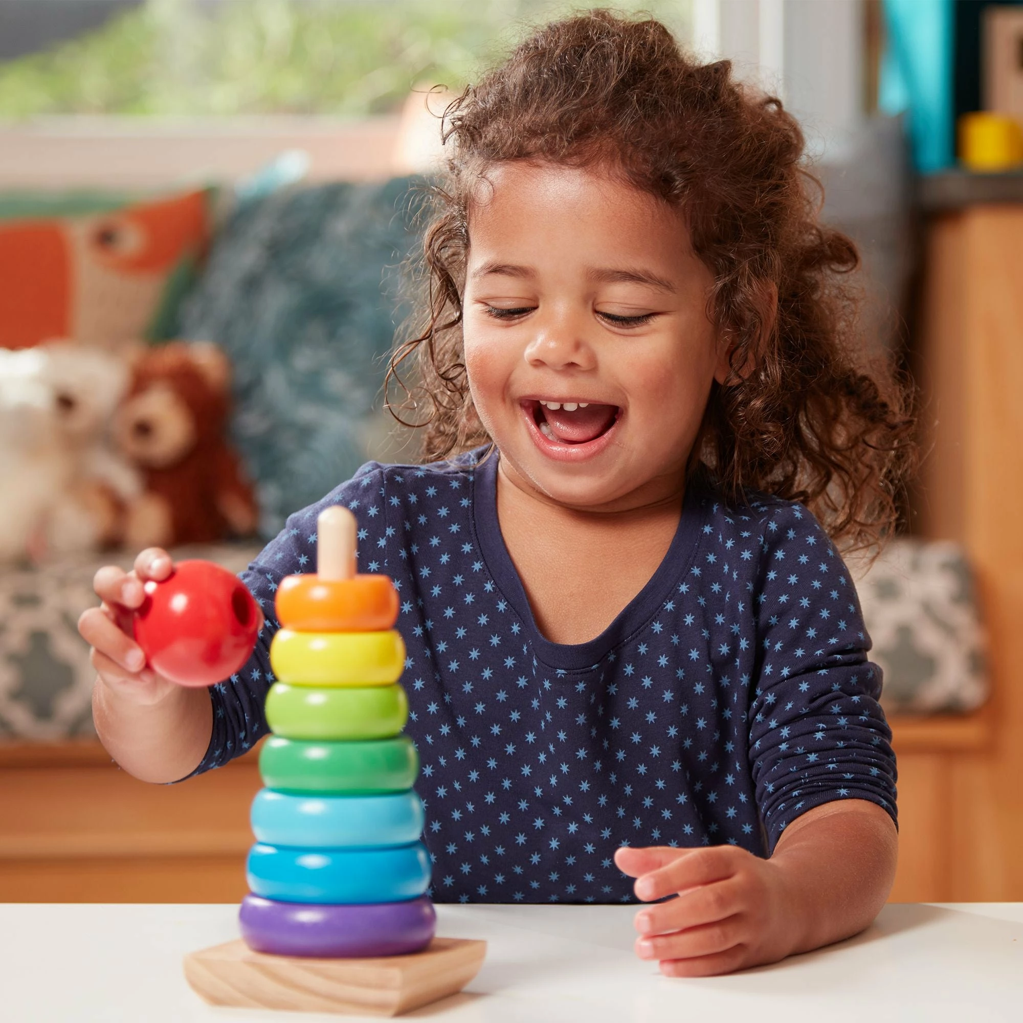 Melissa & Doug Rainbow Stacker - Image 2