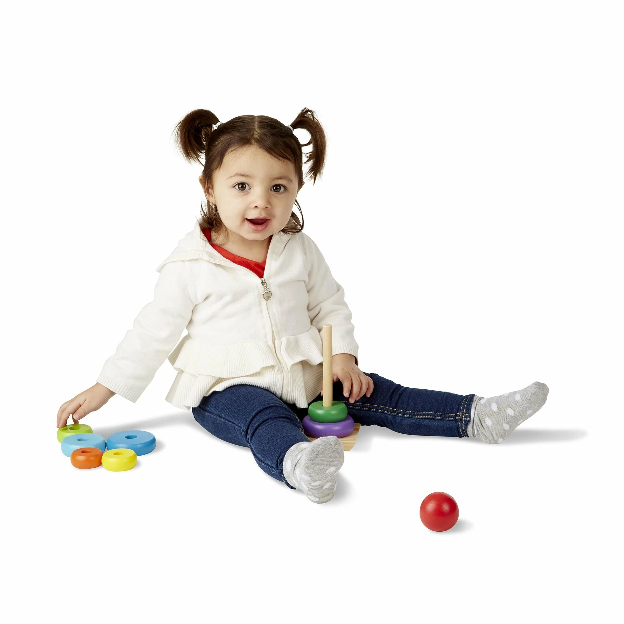 Melissa & Doug Rainbow Stacker - Image 4