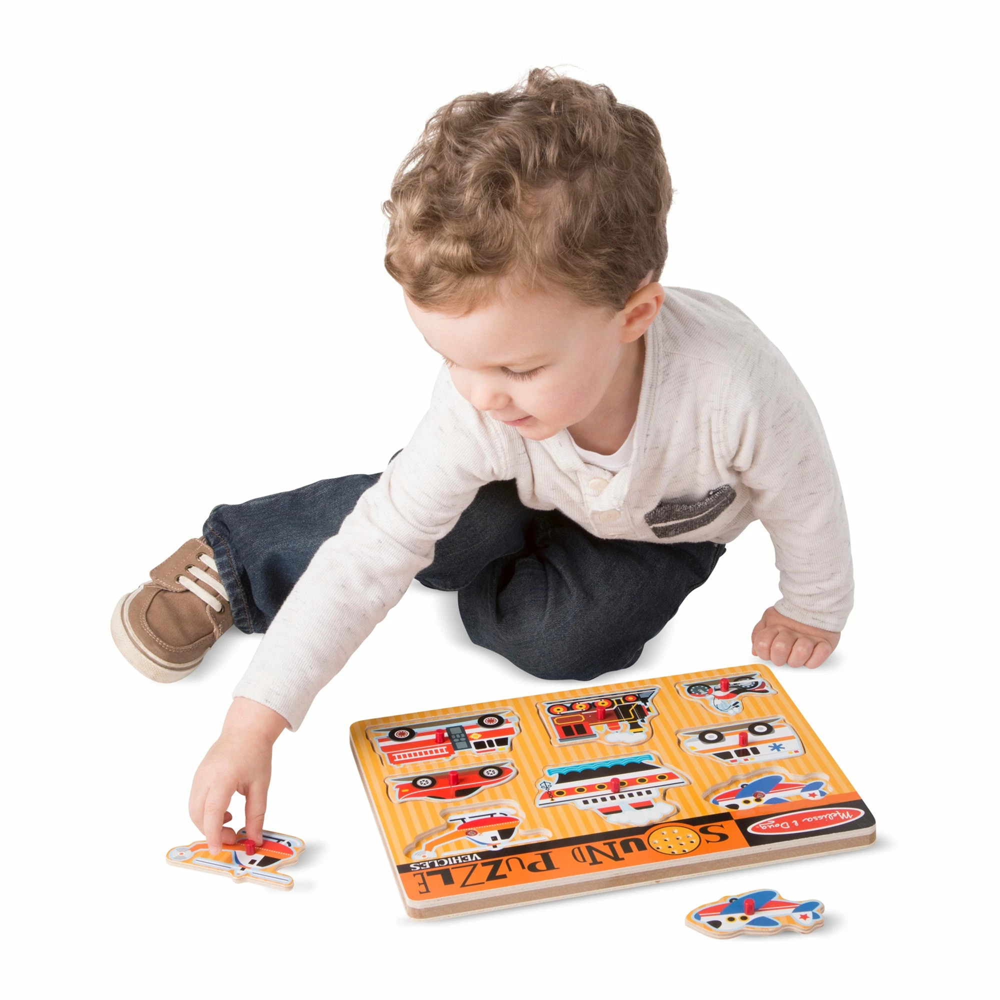 Melissa & Doug Vehicles Sound Puzzle - Image 2