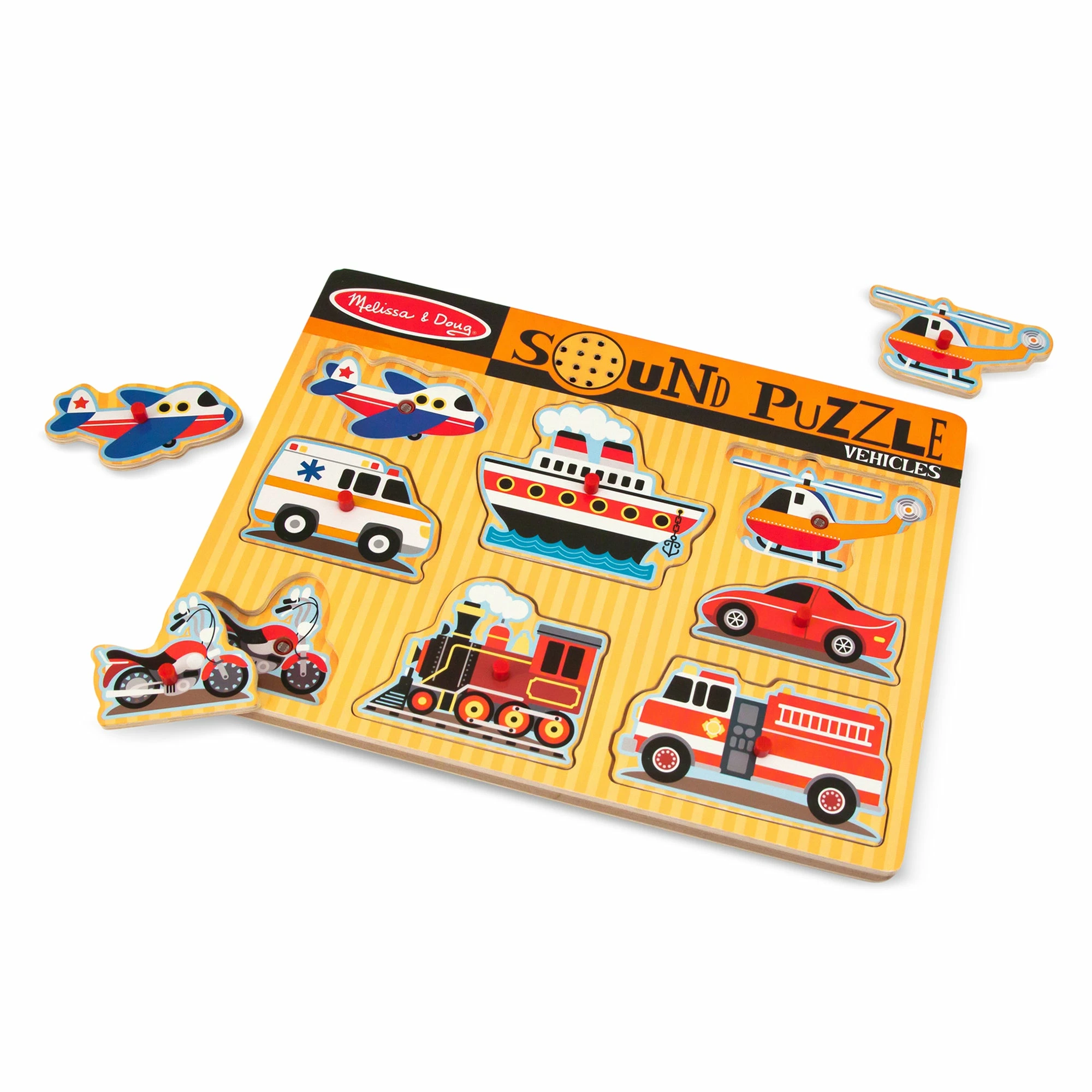 Melissa & Doug Vehicles Sound Puzzle - Image 4