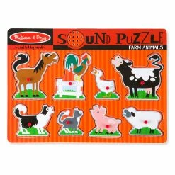 Melissa & Doug Farm Animals Sound Puzzle