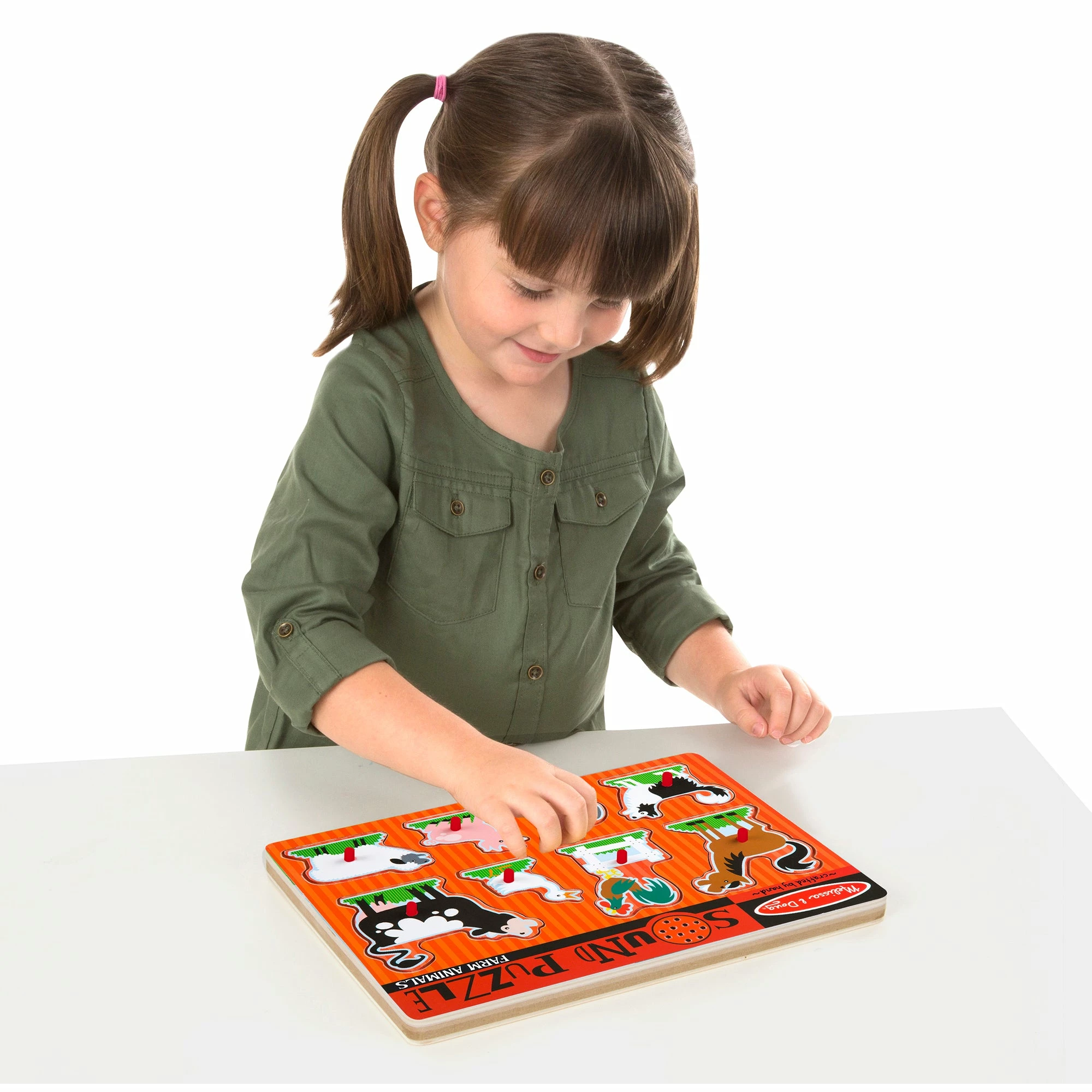 Melissa & Doug Farm Animals Sound Puzzle - Image 4