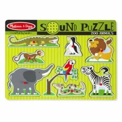 Melissa & Doug Zoo Animals Sound Puzzle