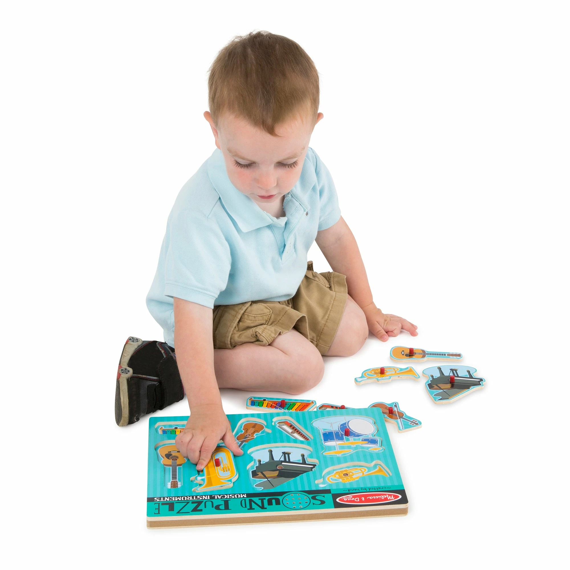 Melissa & Doug Musical Instruments Sound Puzzle - Image 6