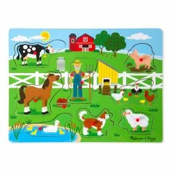 Melissa & Doug Old MacDonald's Farm Sound Puzzle