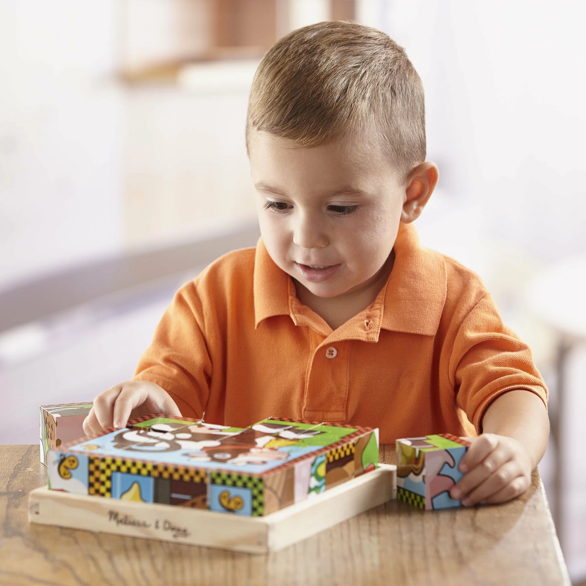 Melissa & Doug Farm Cube Puzzle - Image 2