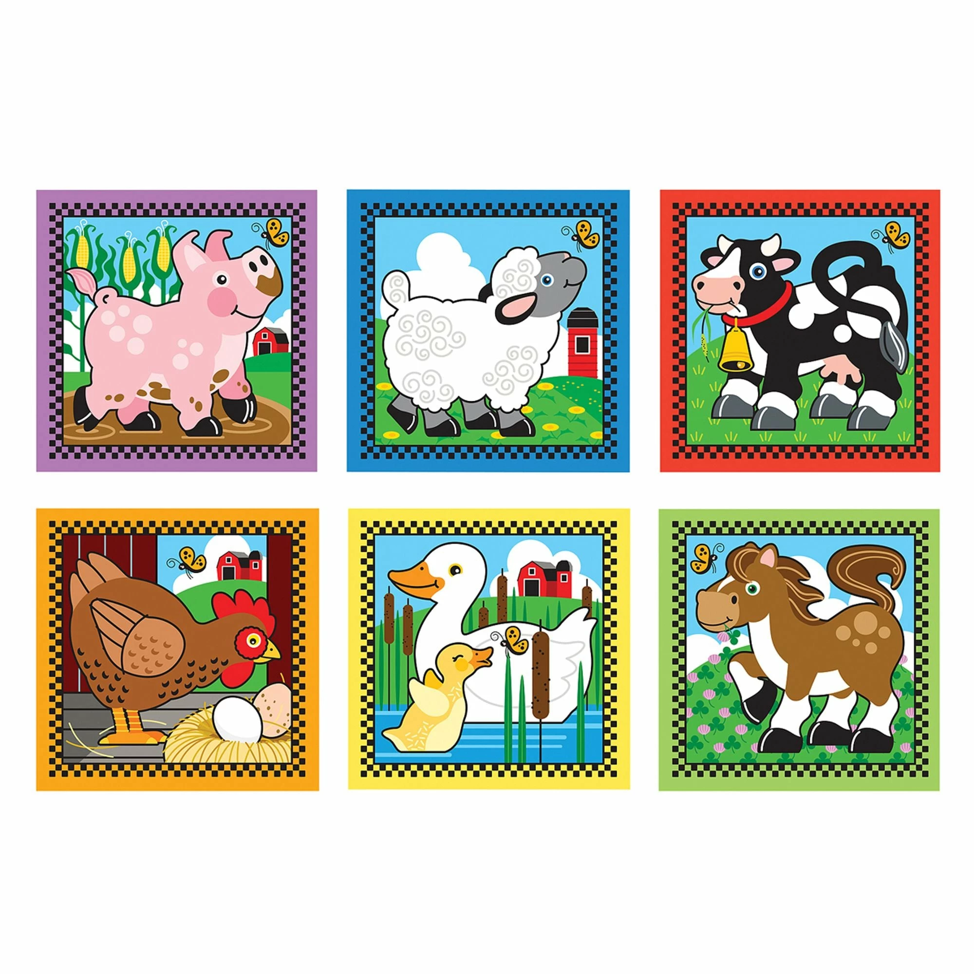 Melissa & Doug Farm Cube Puzzle - Image 6