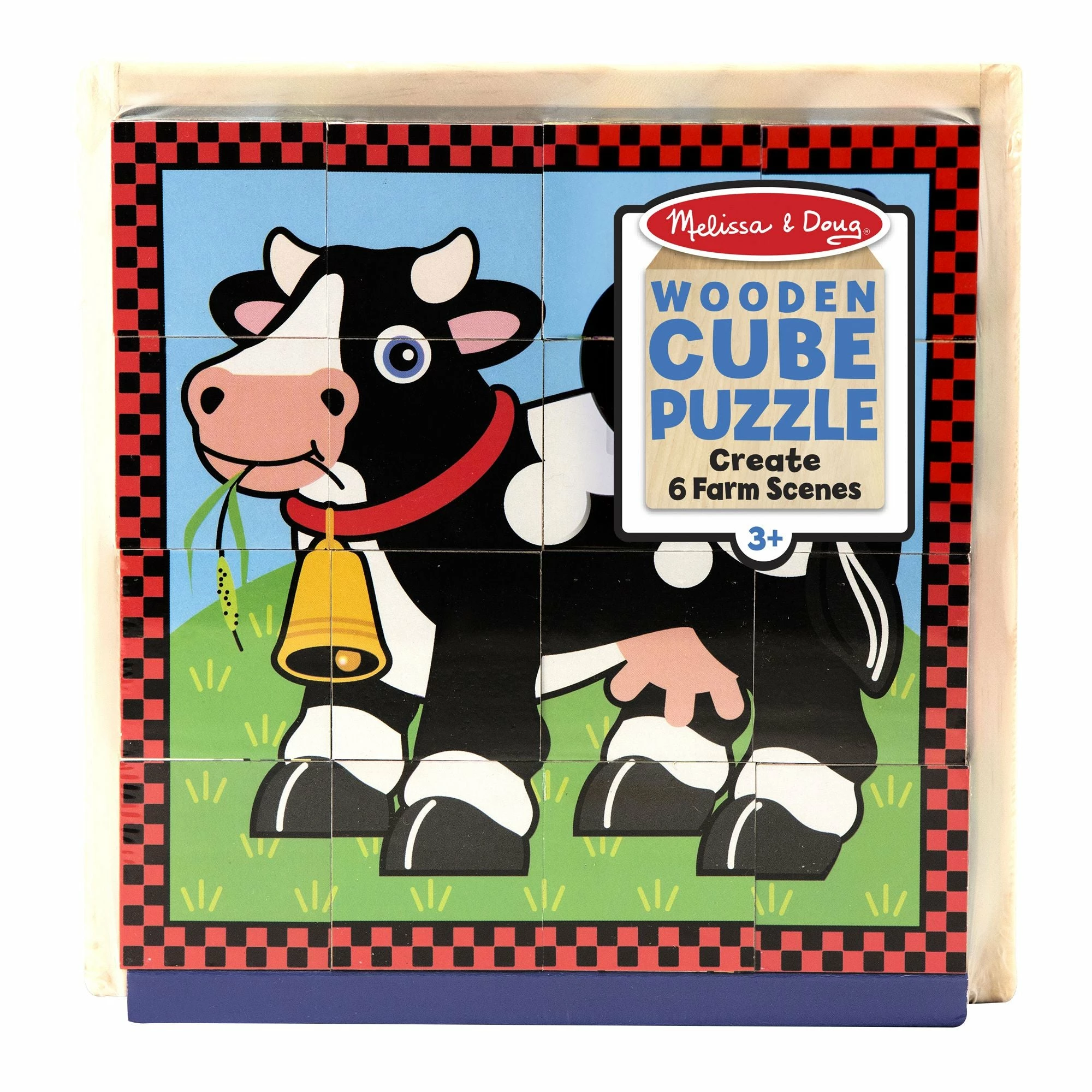Melissa & Doug Farm Cube Puzzle - Image 8