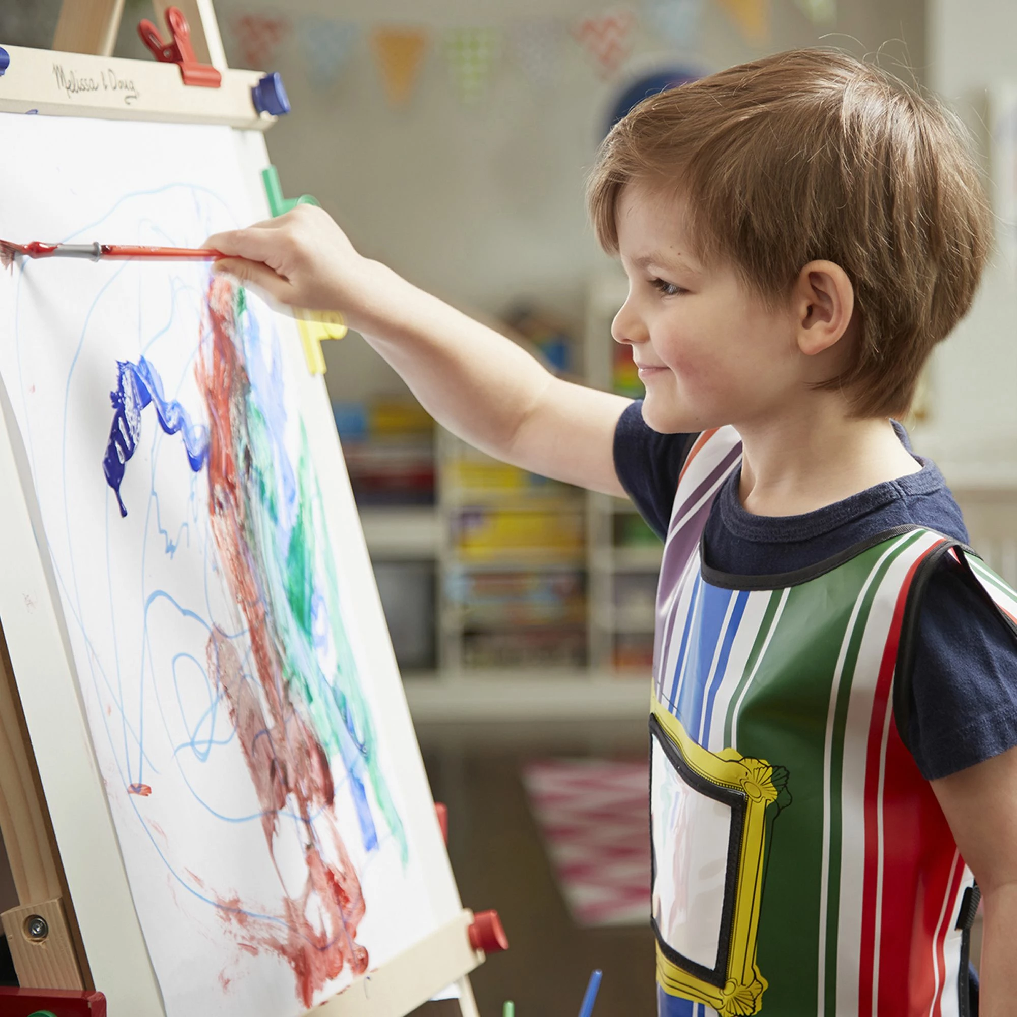 Melissa & Doug Deluxe Wooden Standing Art Easel - Image 2