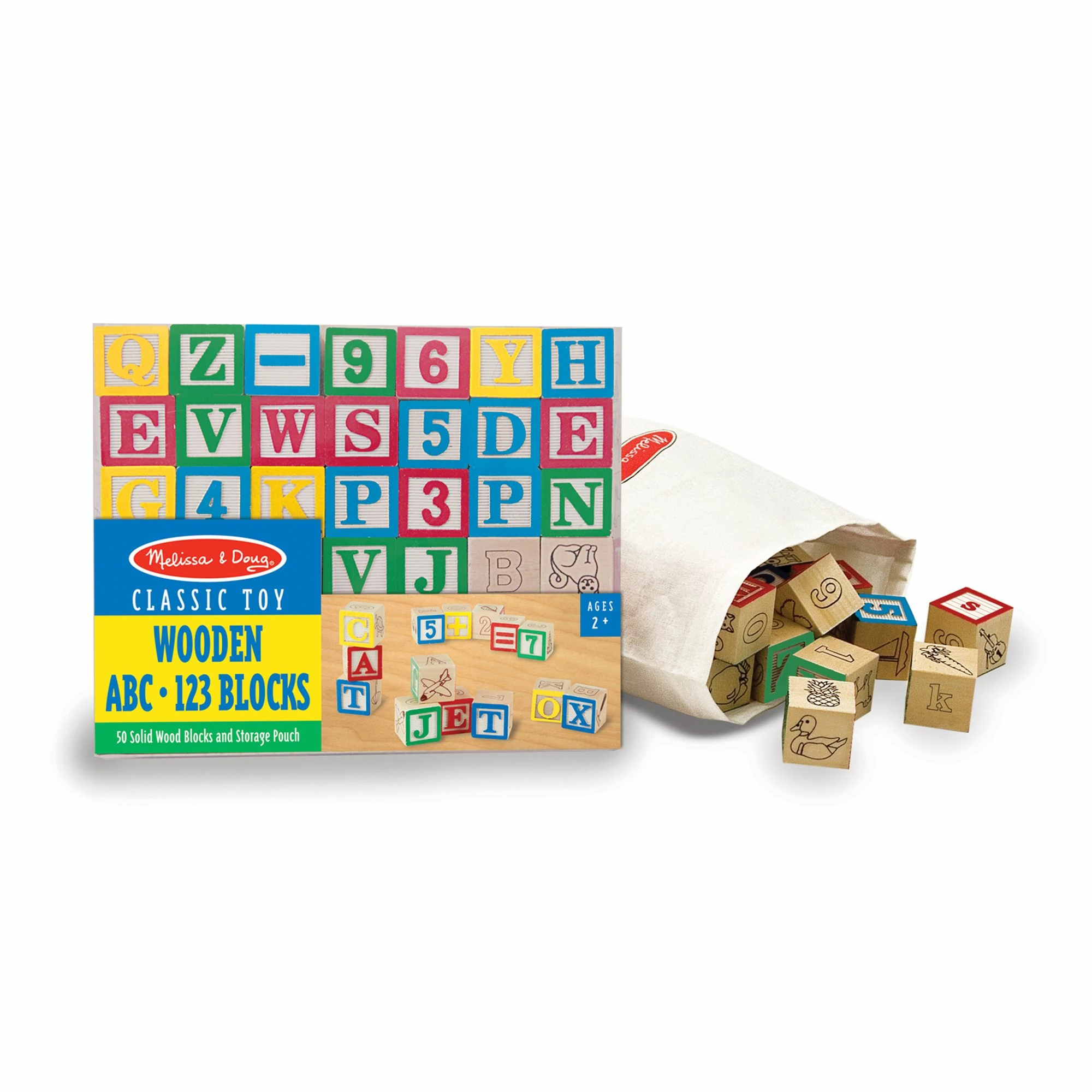 Melissa & Doug Wooden ABC/123 Blocks 1 Melissa & Doug Wooden ABC/123 Blocks