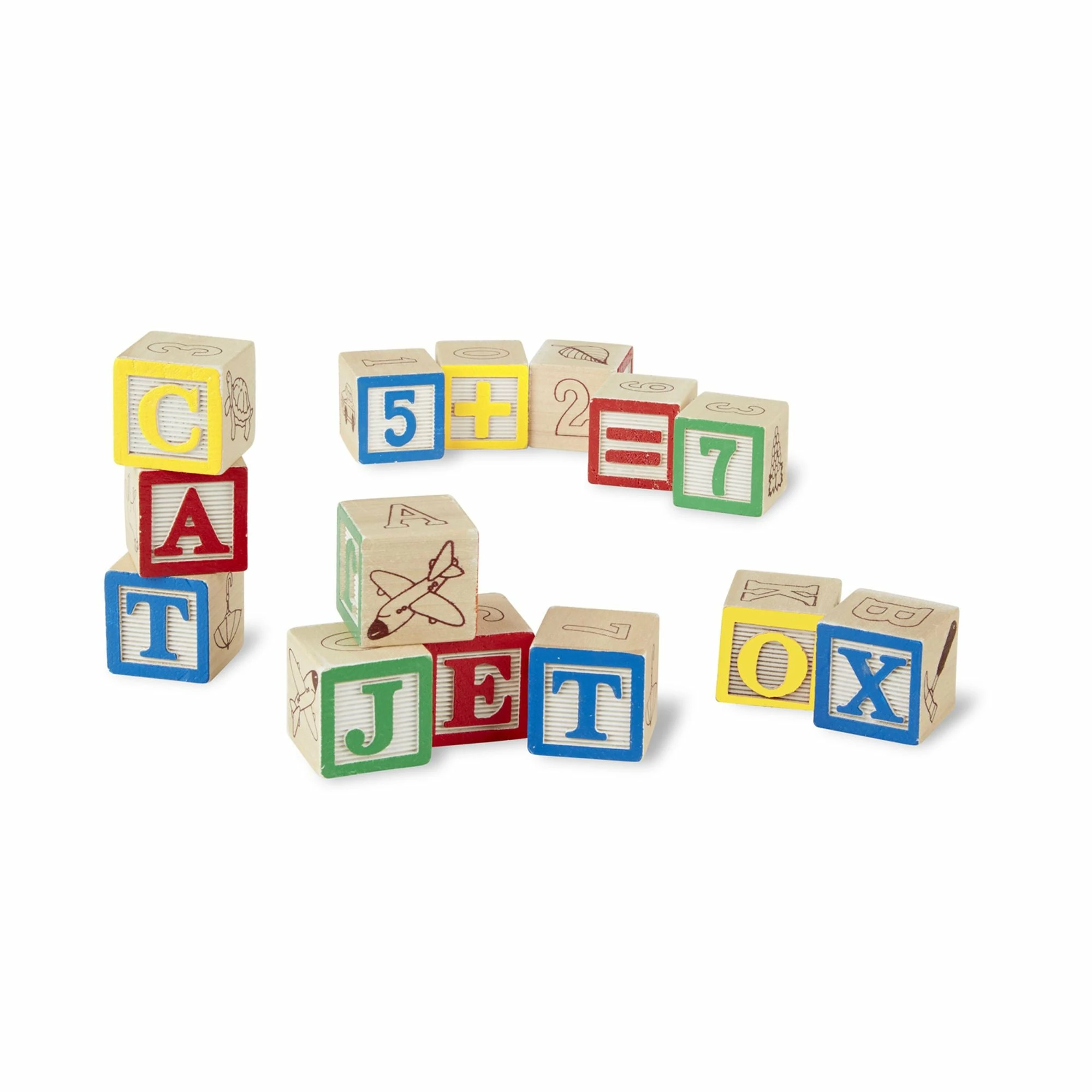 Melissa & Doug Wooden ABC/123 Blocks 5 Melissa & Doug Wooden ABC/123 Blocks - Image 5