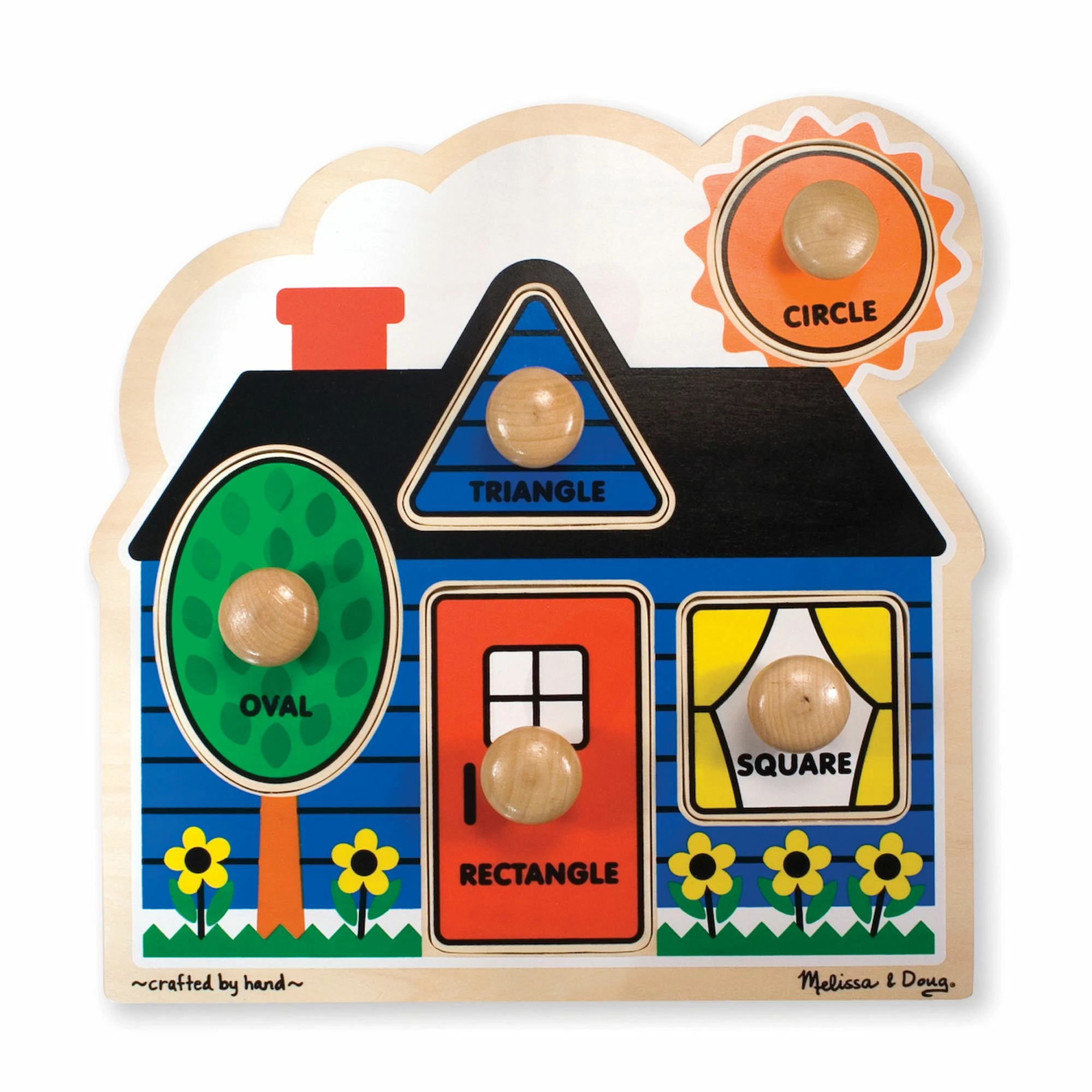 Melissa & Doug First Shapes Jumbo Knob