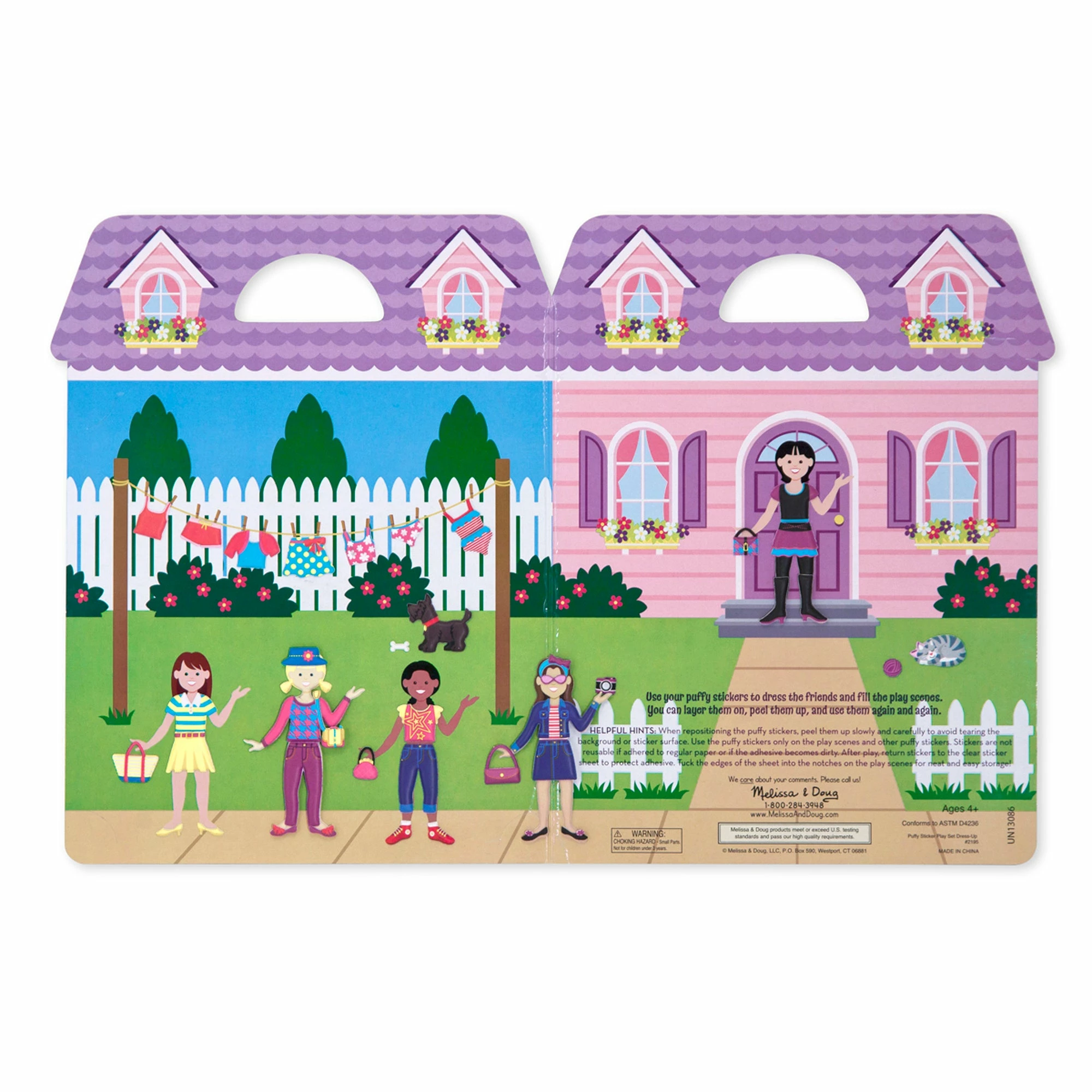 Melissa & Doug Puffy Sticker Play Set - Dress-Up - Image 7