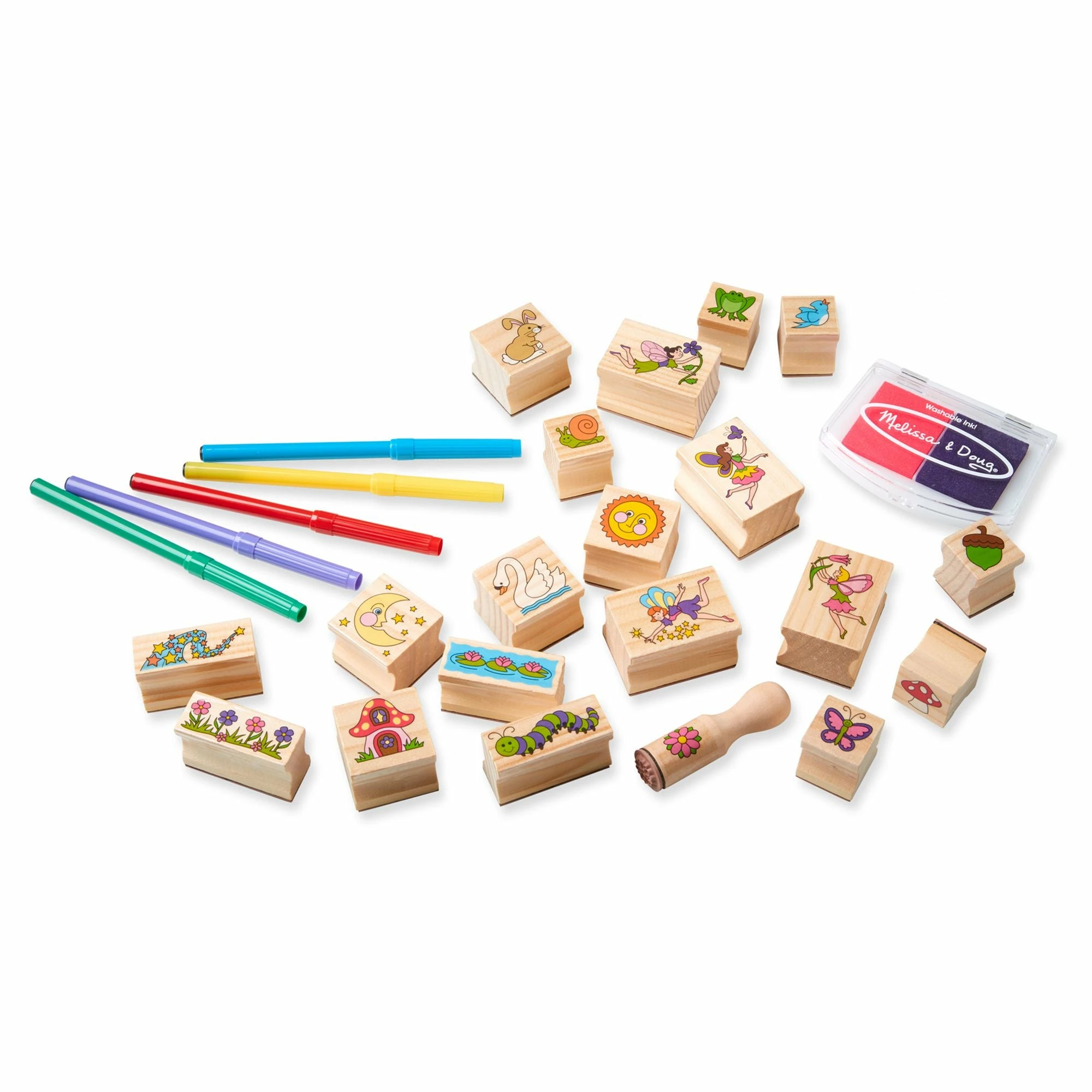 Melissa & Doug Stamp-a-Scene-Fairy Garden - Image 7