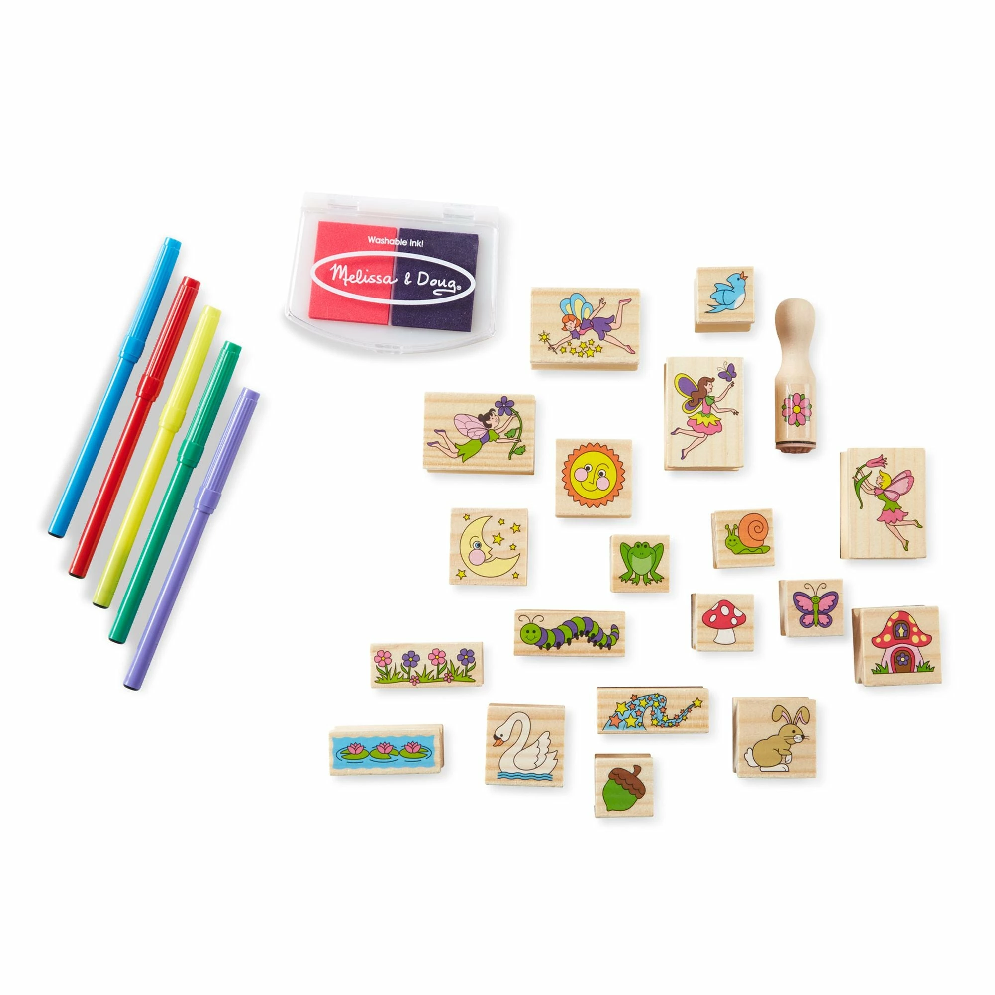 Melissa & Doug Stamp-a-Scene-Fairy Garden - Image 8