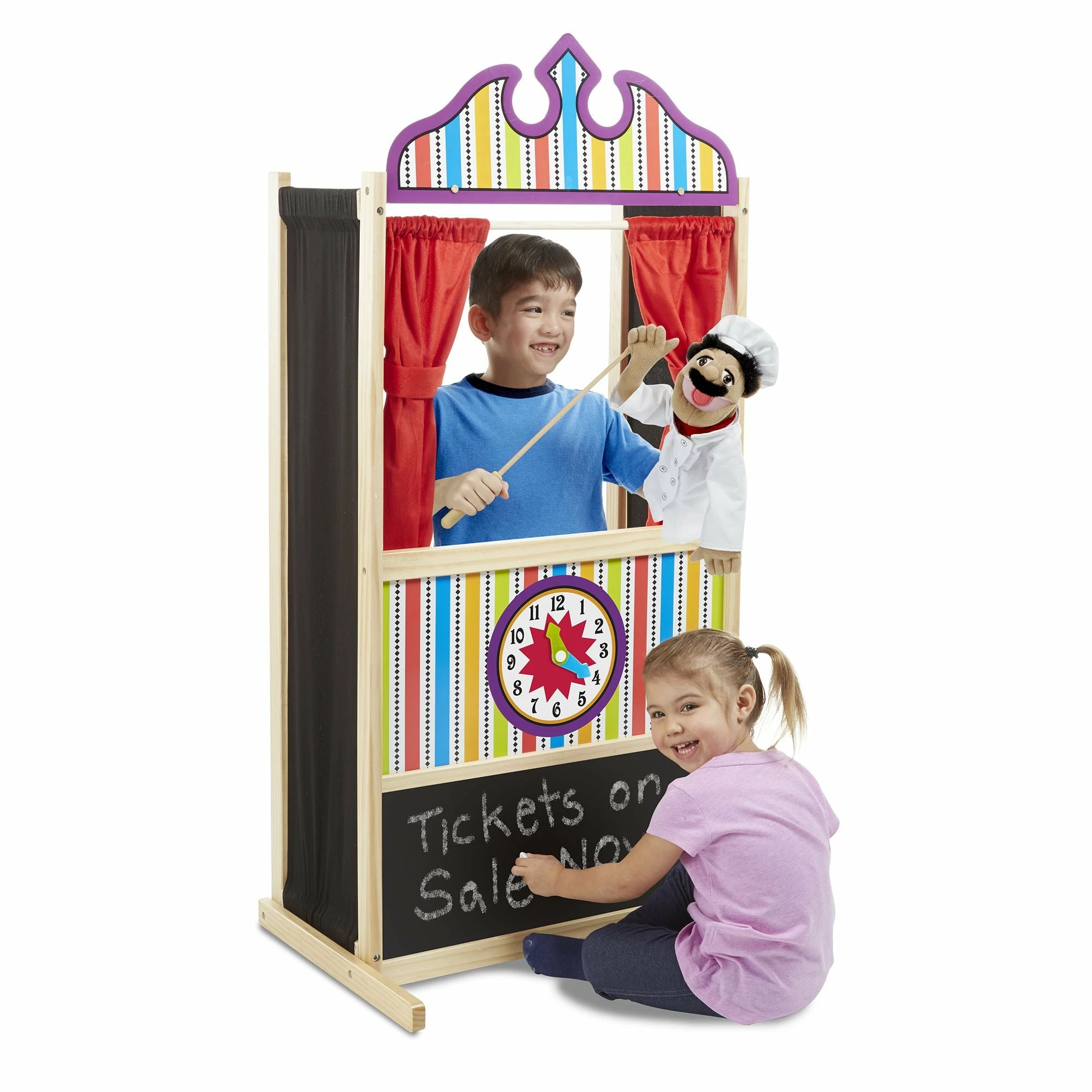 Melissa & Doug Deluxe Puppet Theater - Image 2