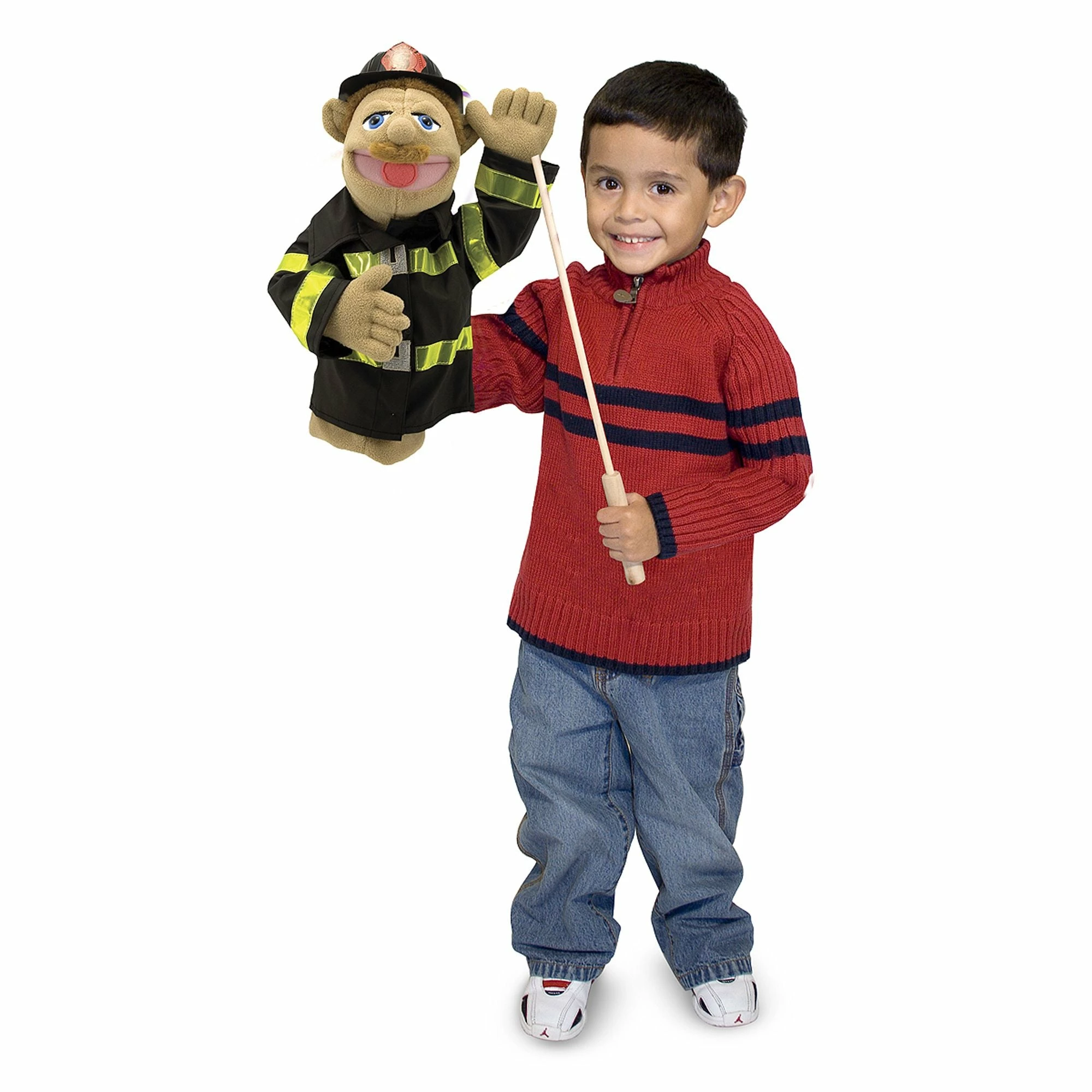 Melissa & Doug Firefighter Puppet - Image 2