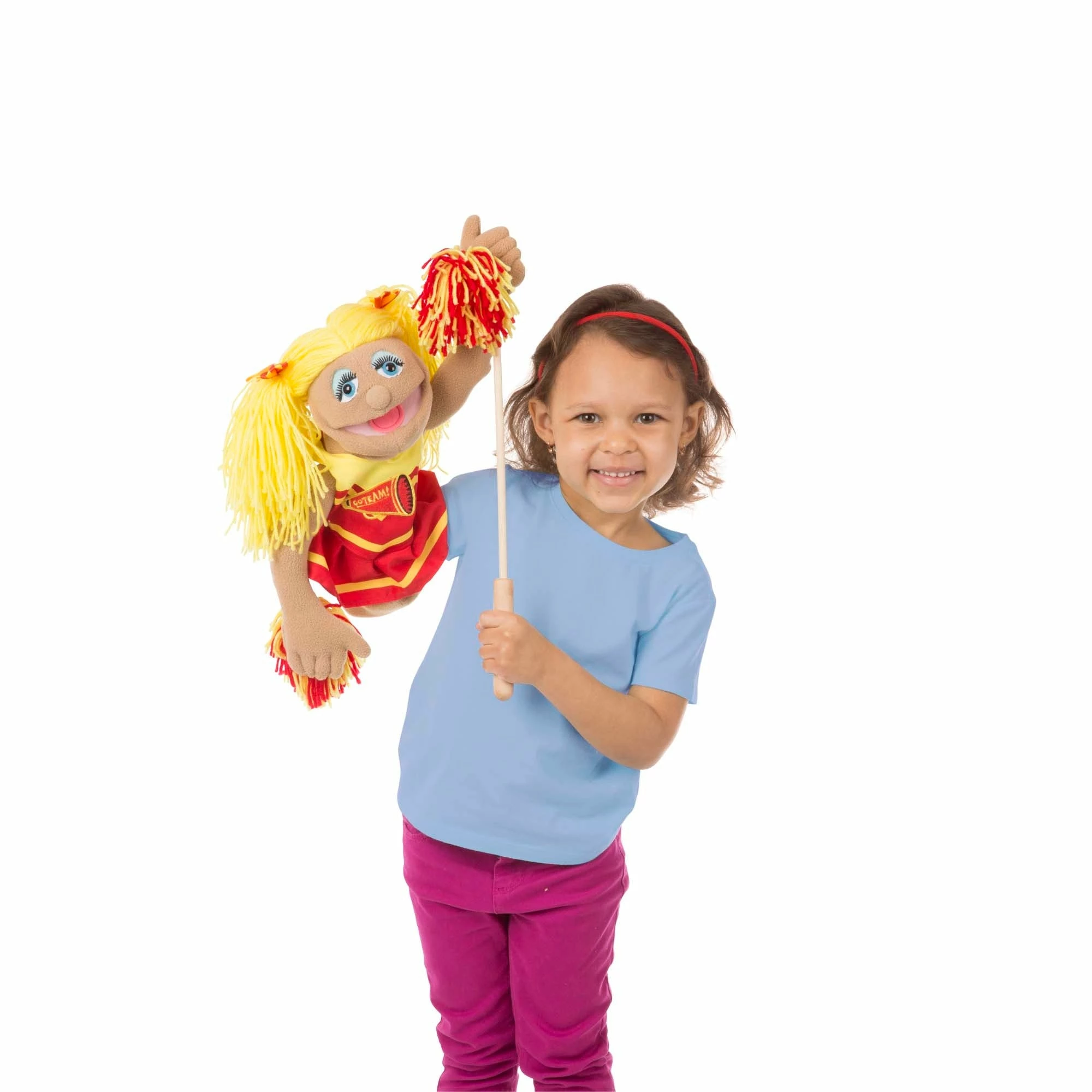 Melissa & Doug Cheerleader Puppet - Image 2