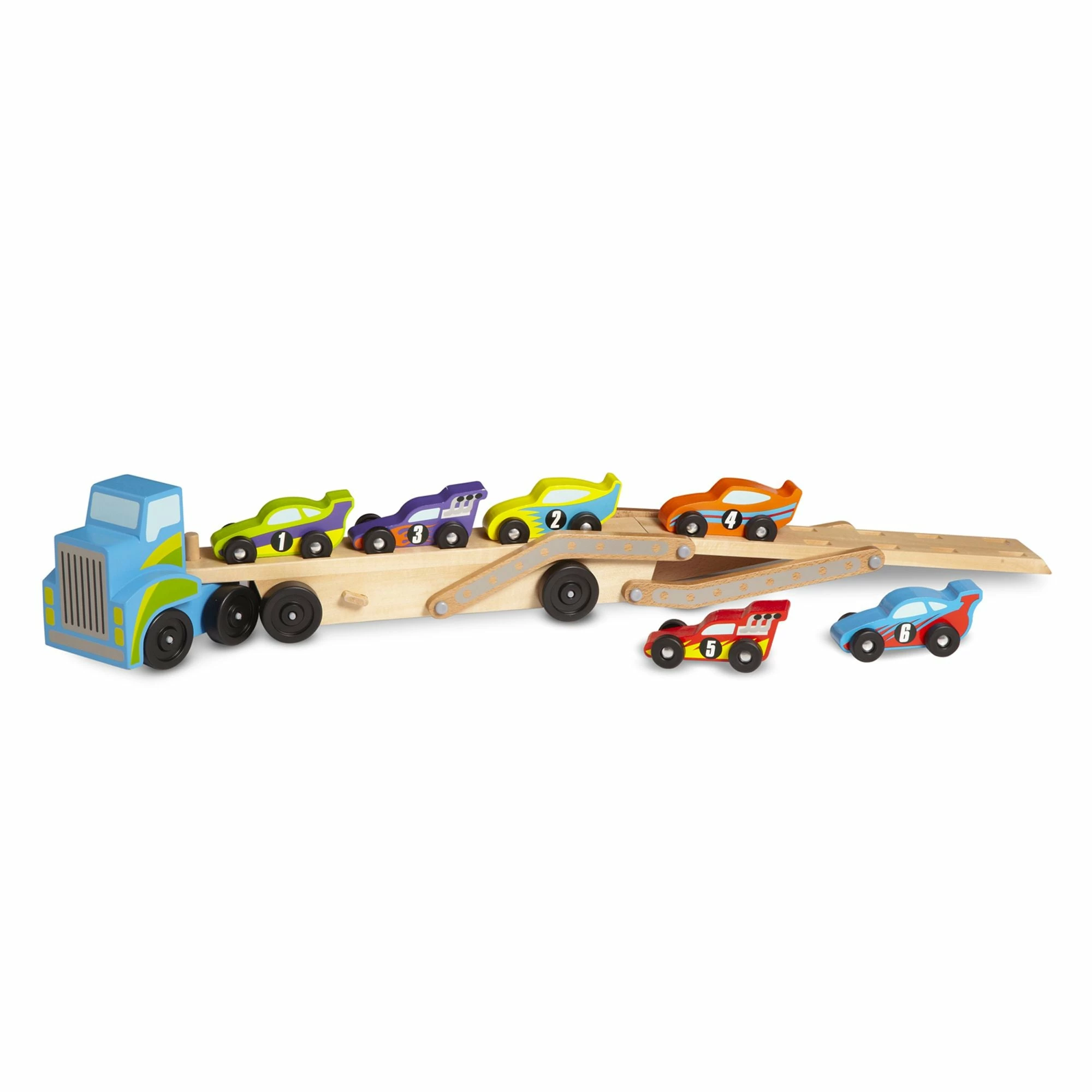 Melissa & Doug Mega Race-Car Carrier - Image 2