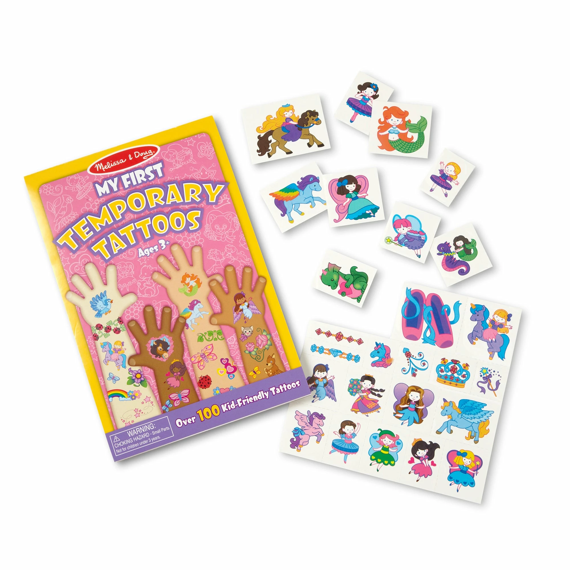 Melissa & Doug My First Temporary Tattoos - Pink