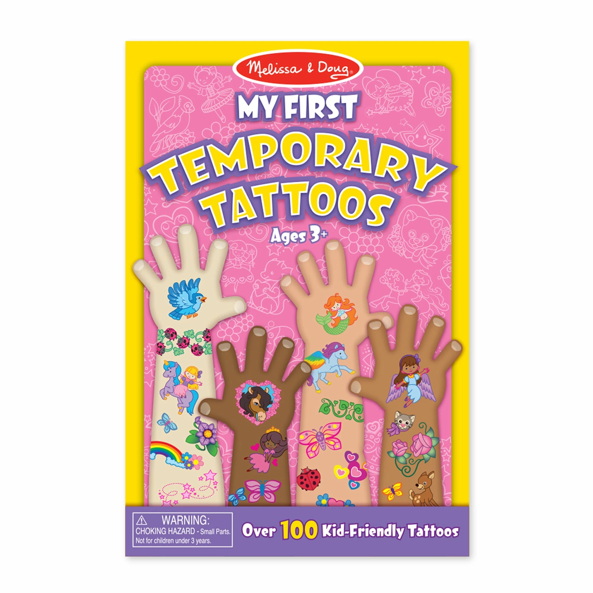 Melissa & Doug My First Temporary Tattoos - Pink - Image 3