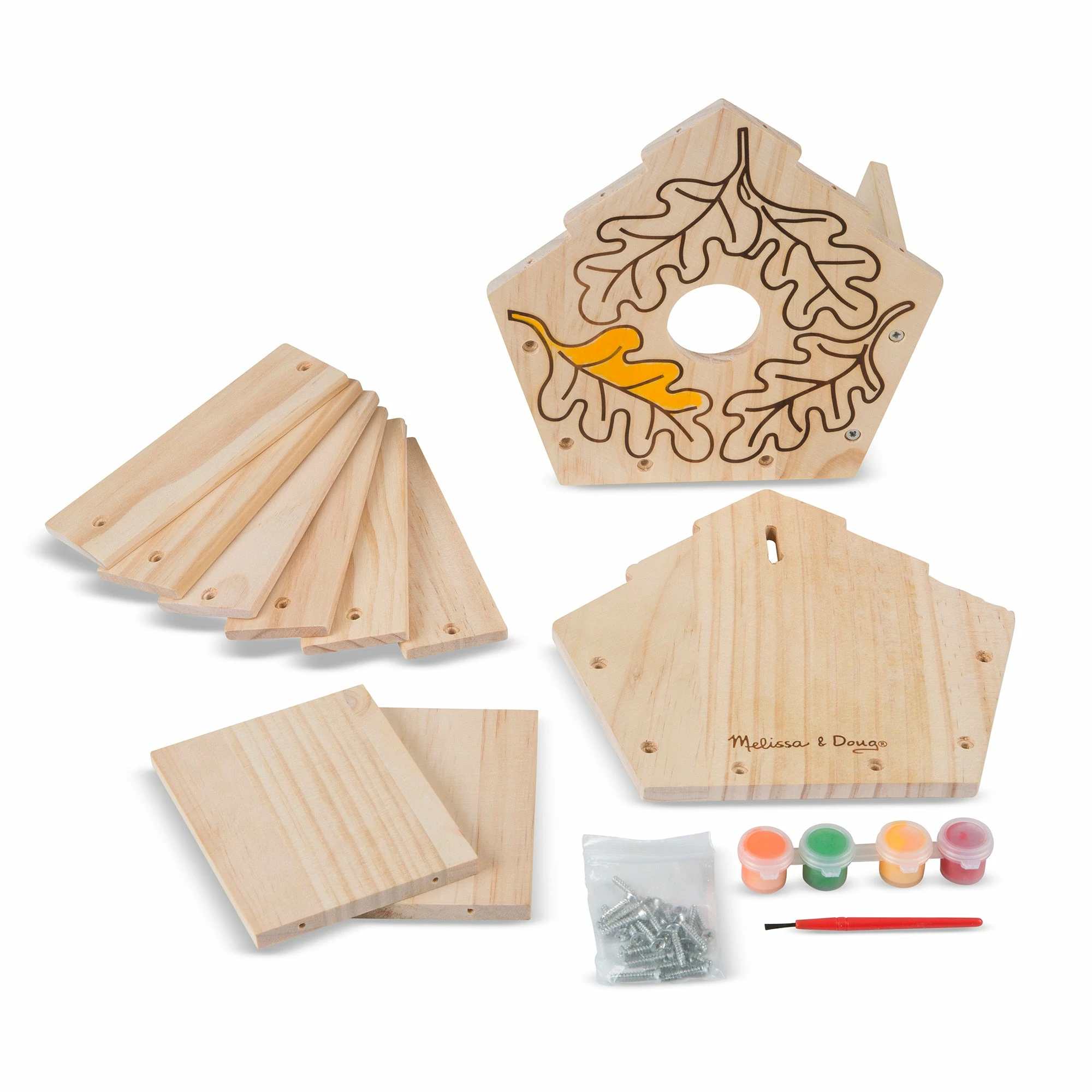 Melissa & Doug Build-Your-Own Wooden Birdhouse - Image 4