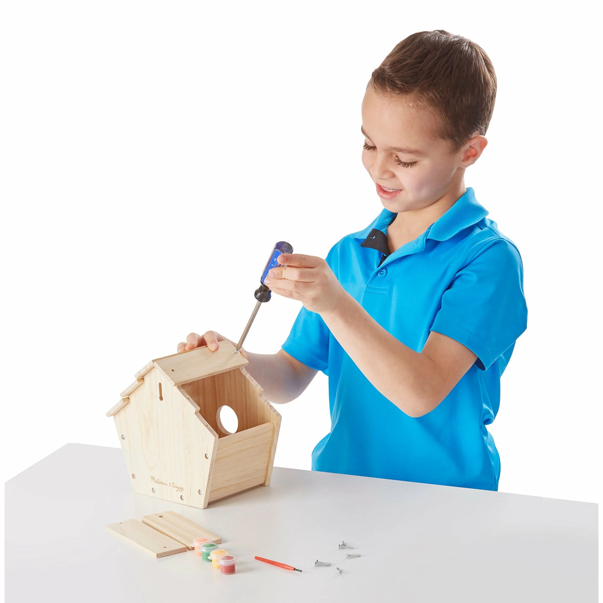 Melissa & Doug Build-Your-Own Wooden Birdhouse - Image 6
