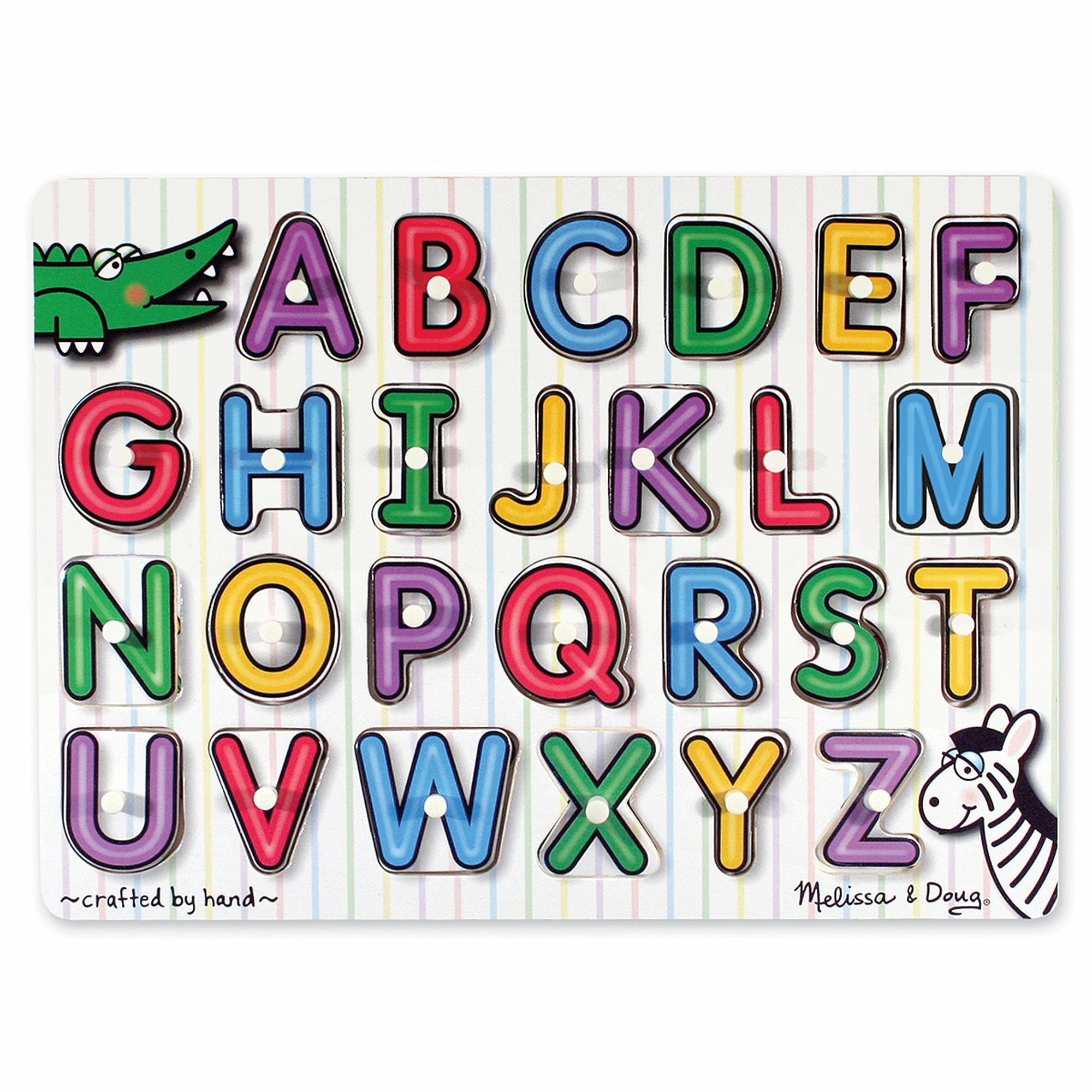 Melissa & Doug See-Inside Alphabet Peg - Image 5