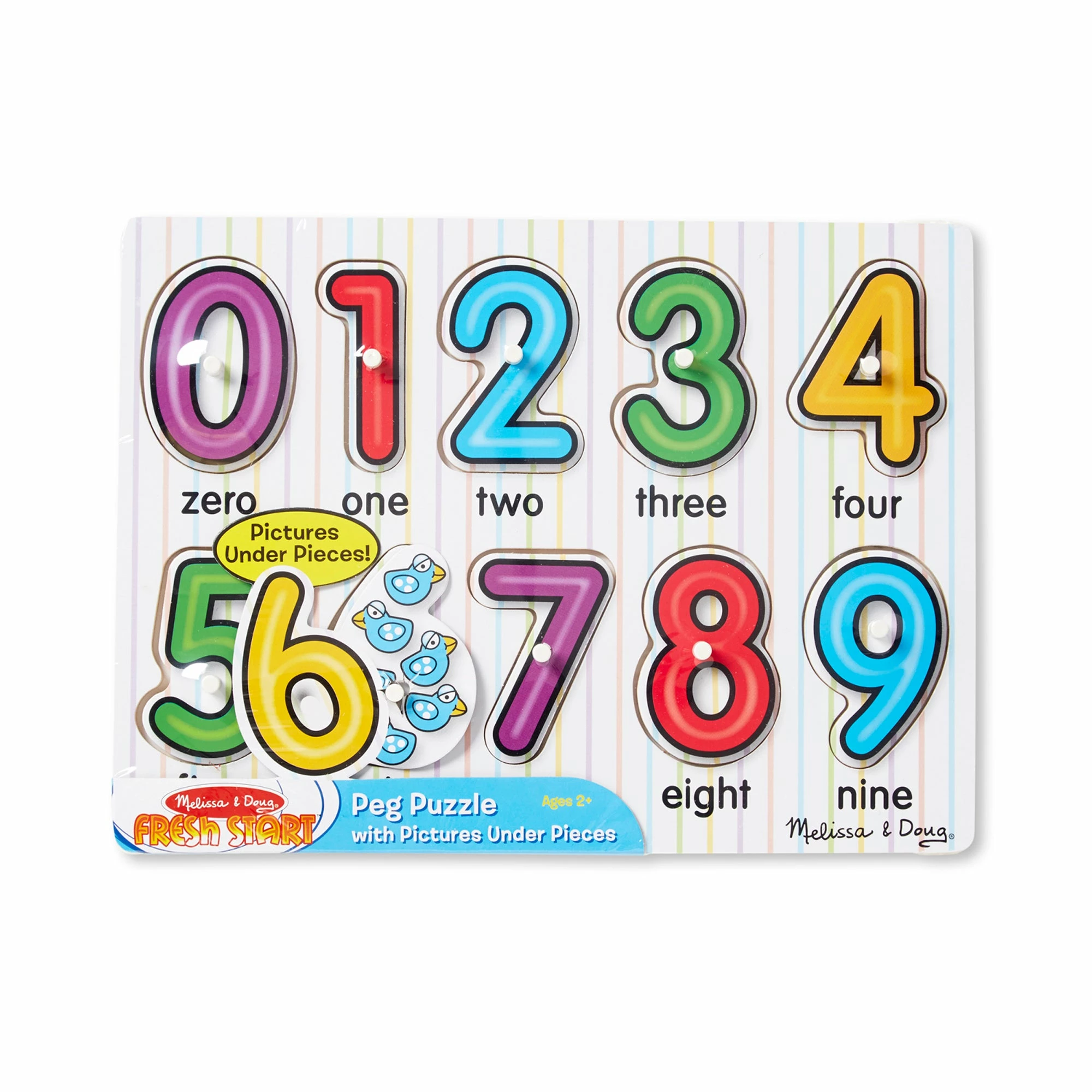 Melissa & Doug See-Inside Numbers Peg - Image 4