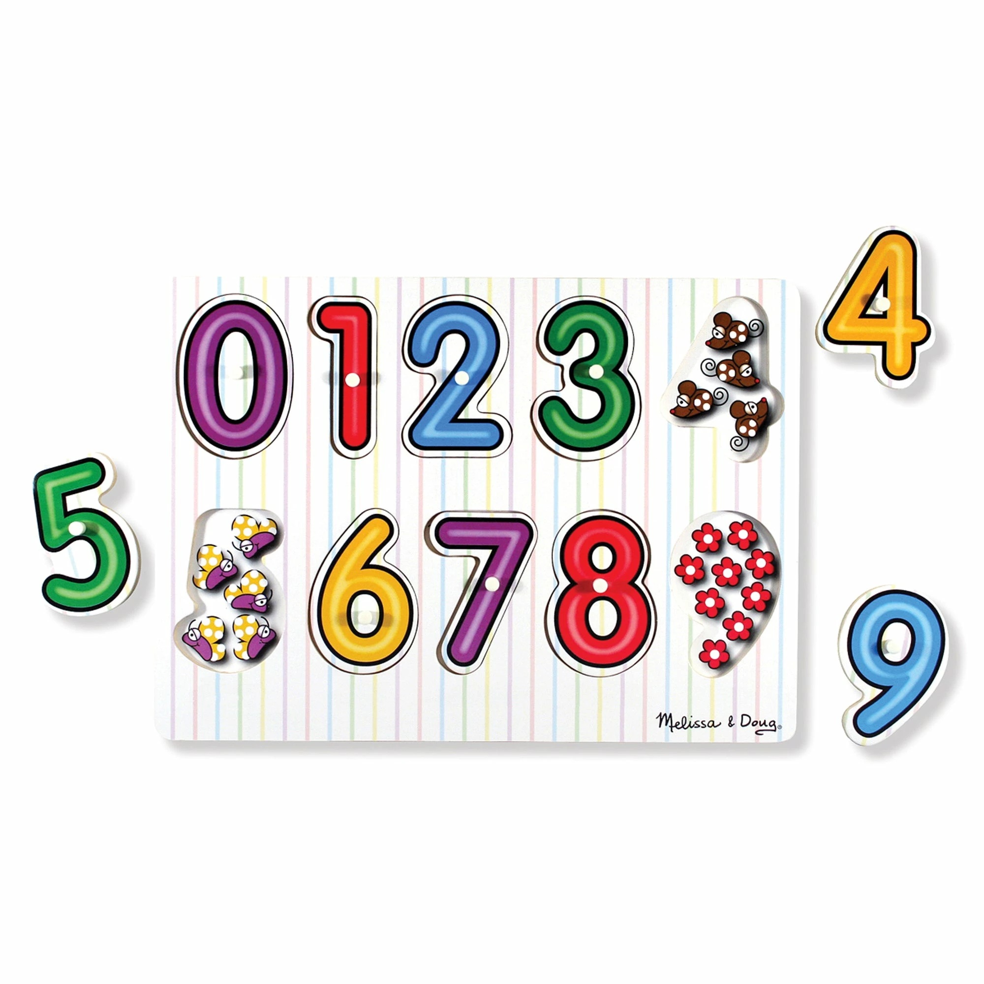 Melissa & Doug See-Inside Numbers Peg - Image 6