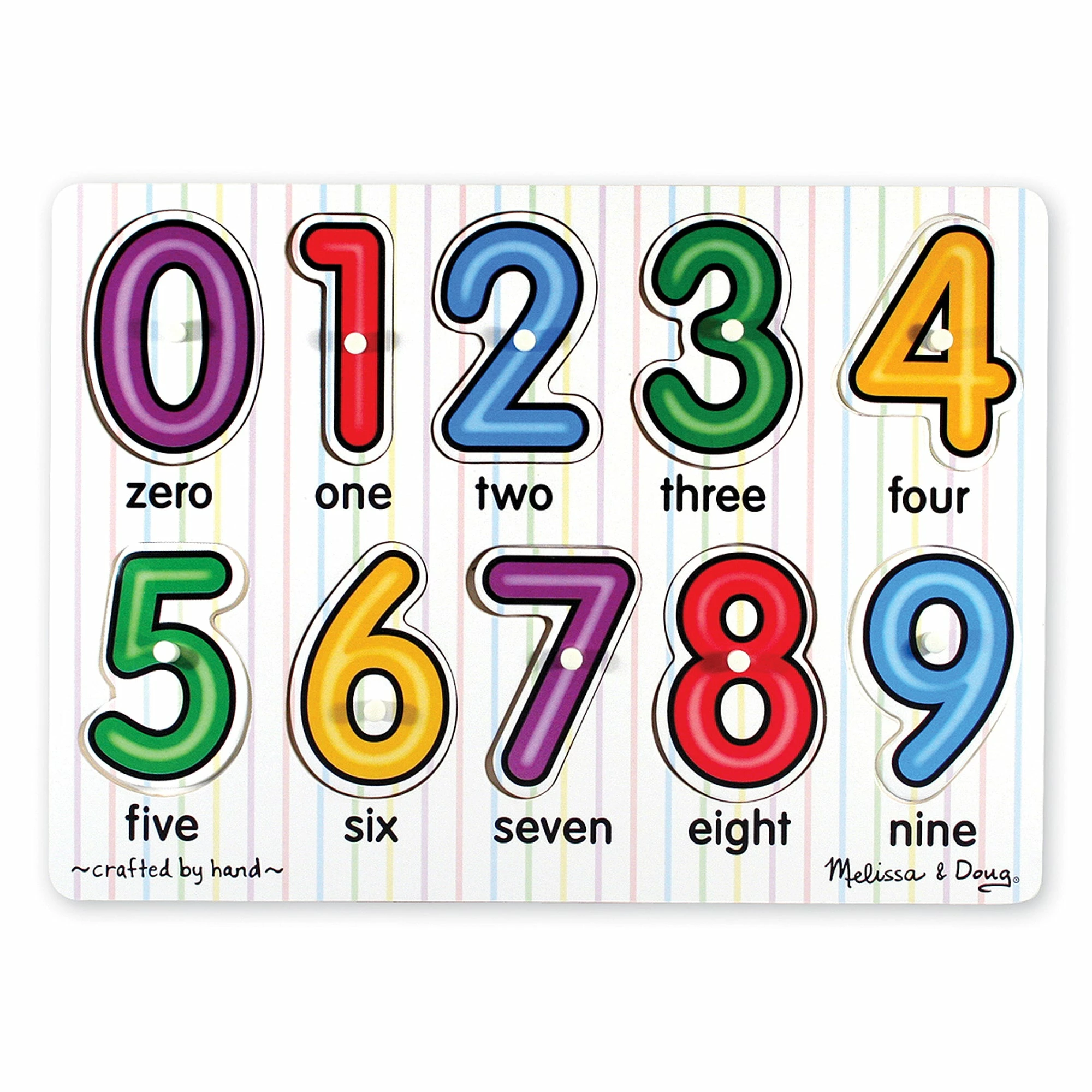 Melissa & Doug See-Inside Numbers Peg - Image 7
