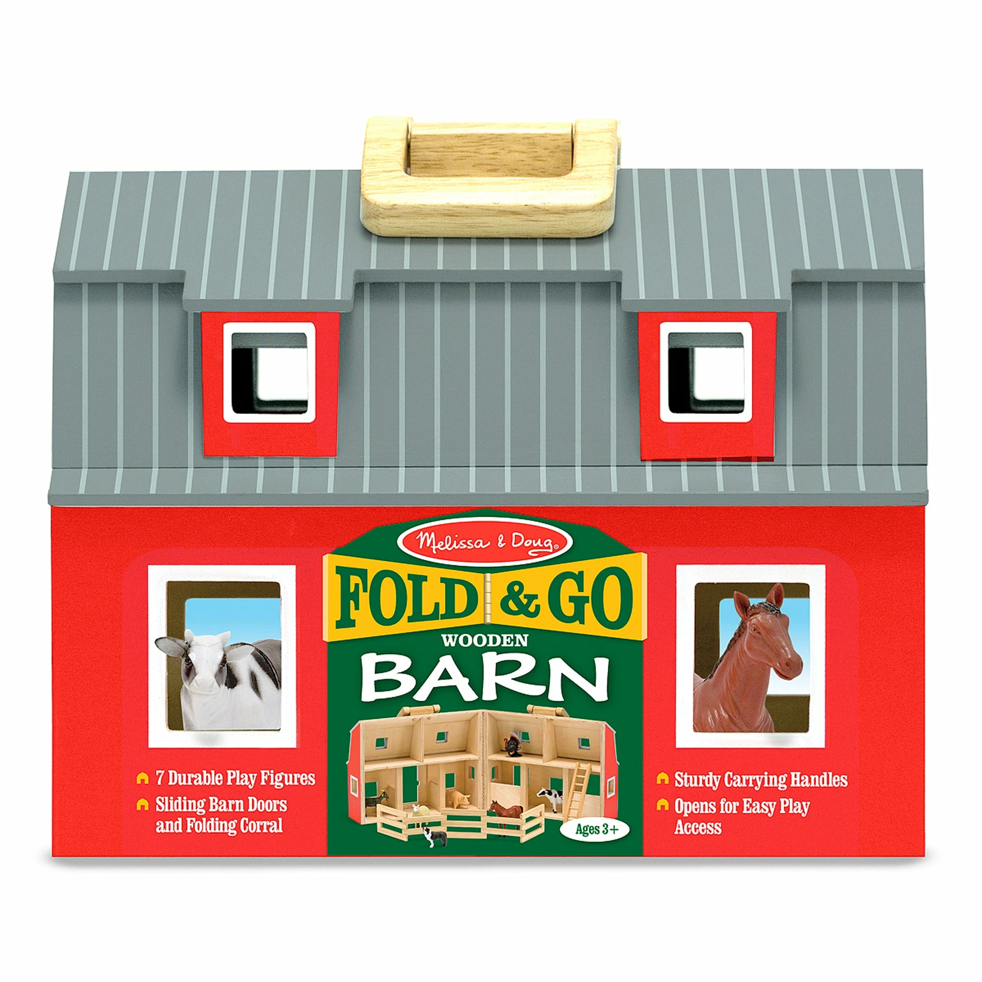 Melissa & Doug Fold & Go Barn - Image 7