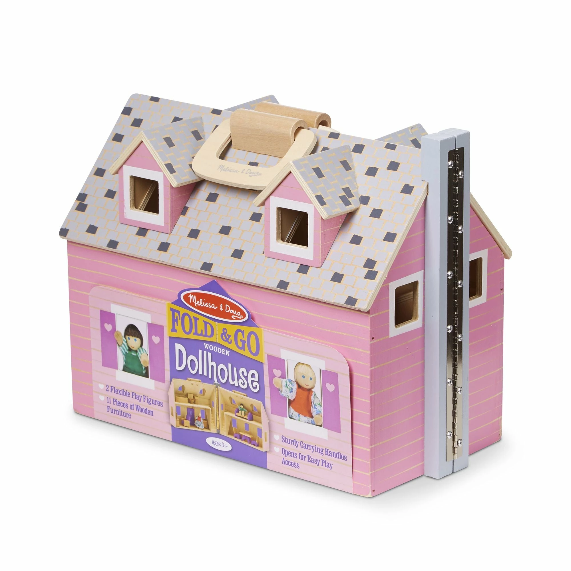 Melissa & Doug Fold & Go Dollhouse - Image 7
