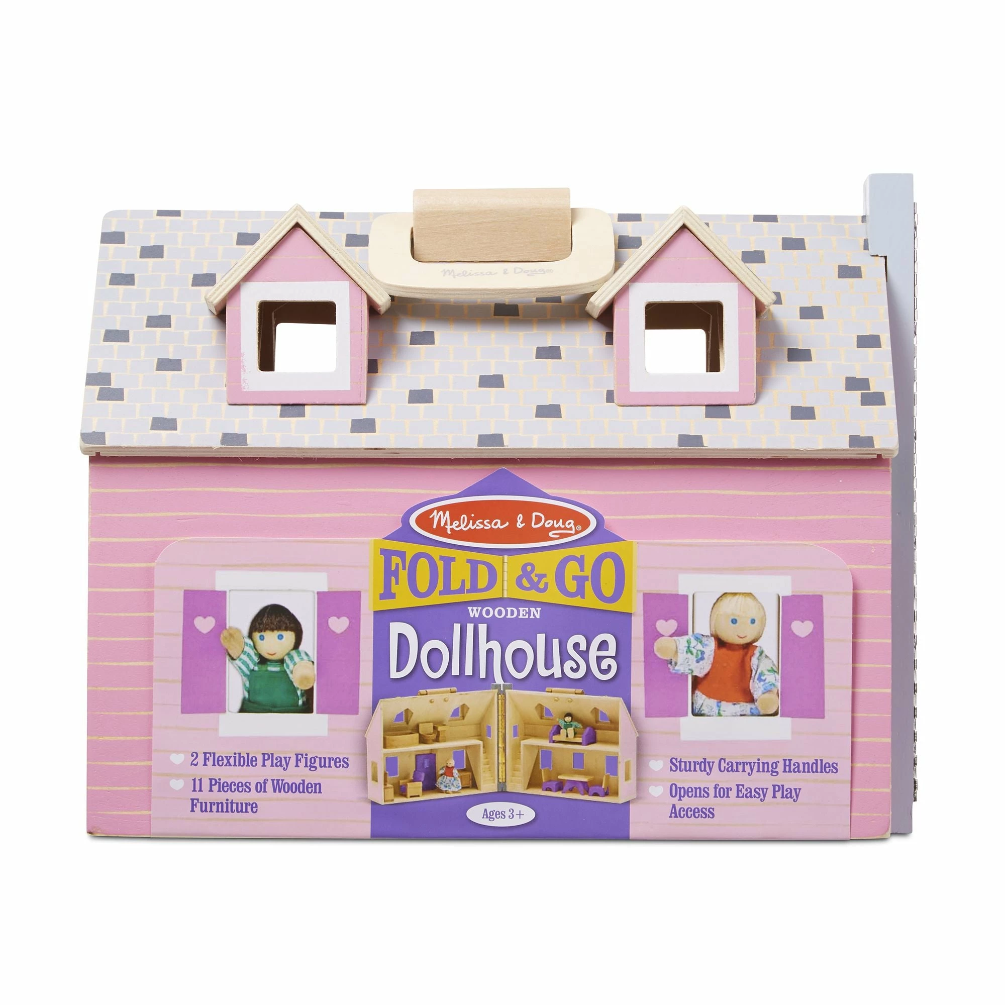 Melissa & Doug Fold & Go Dollhouse - Image 8