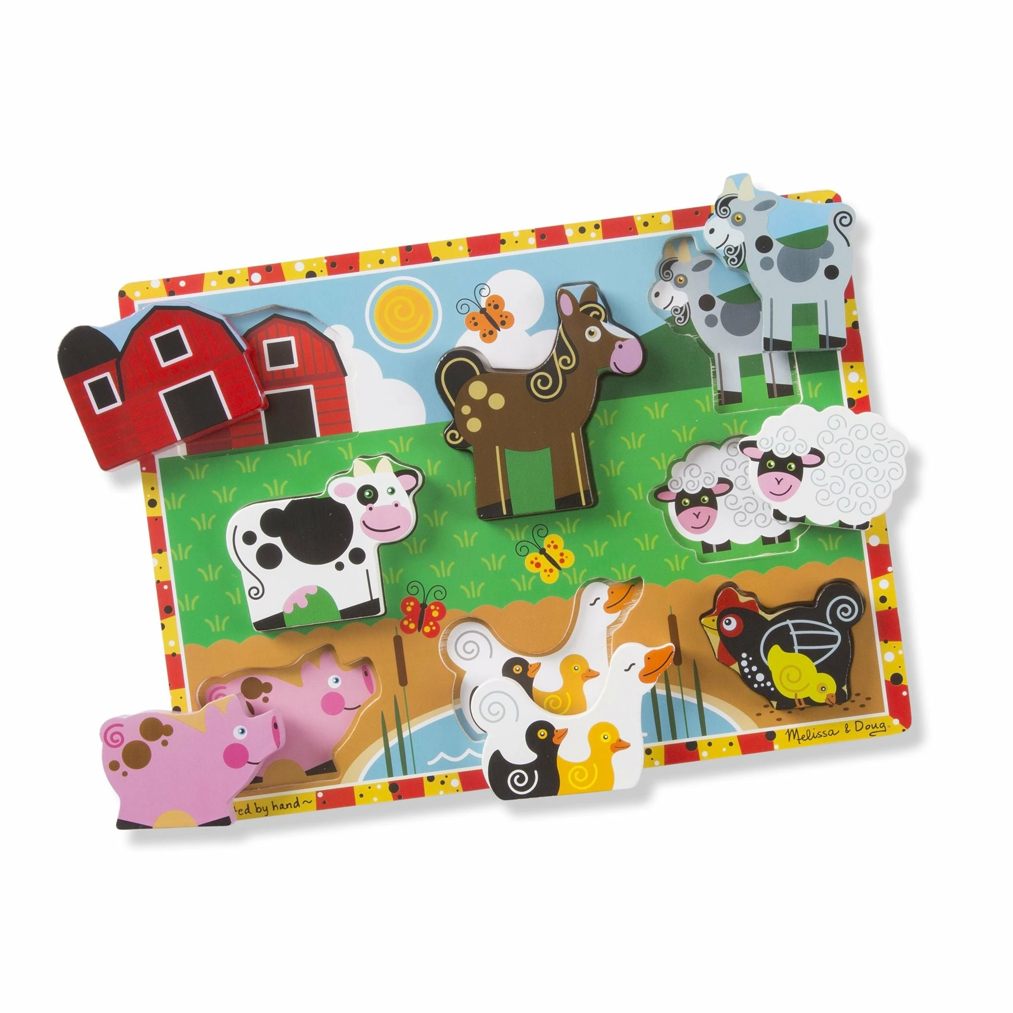 Melissa & Doug Farm Chunky Puzzle - Image 4