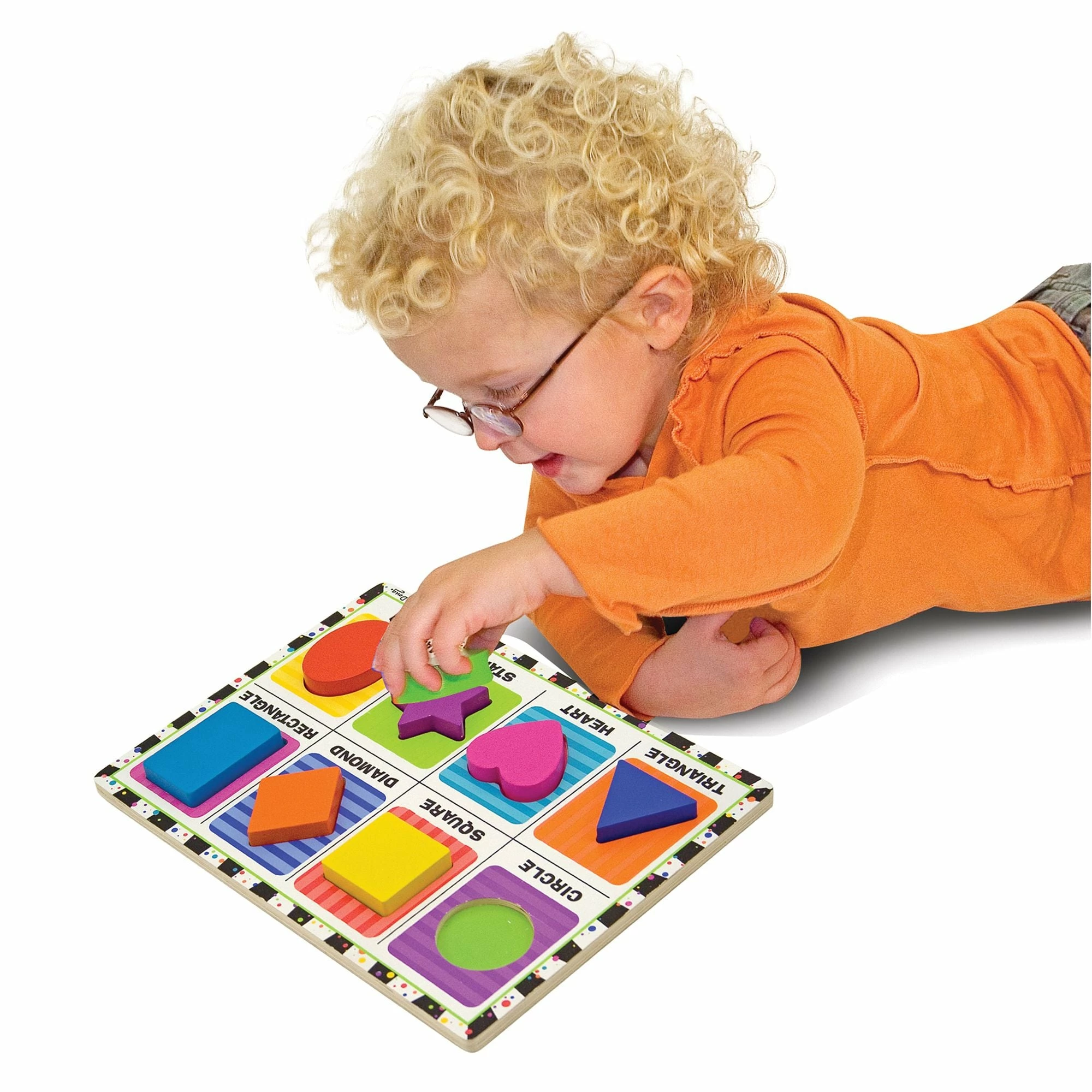Melissa & Doug Shapes Chunky Puzzle - Image 2